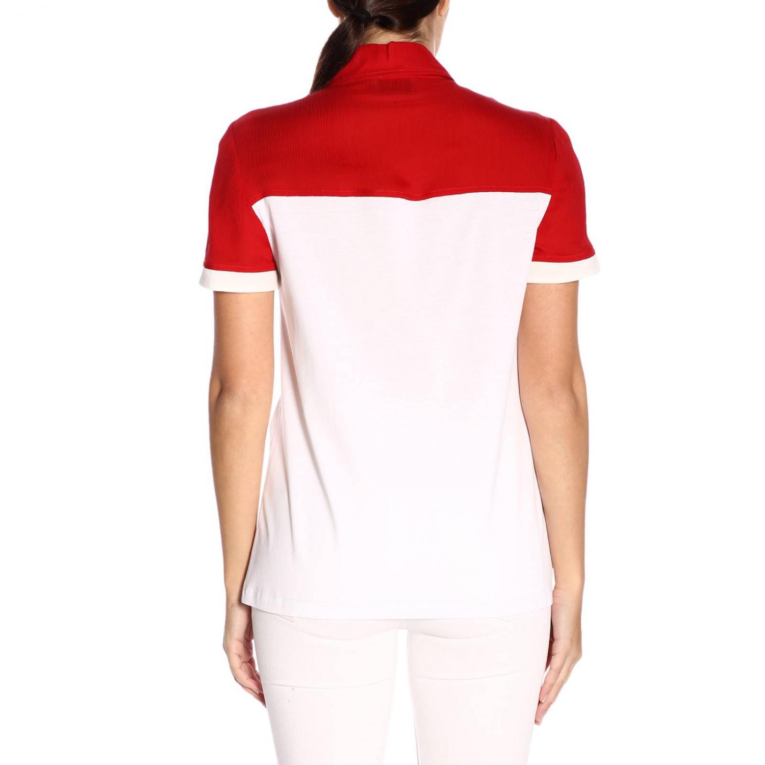 PRADA POLO: Camiseta mujer Prada, Rojo - Img 3