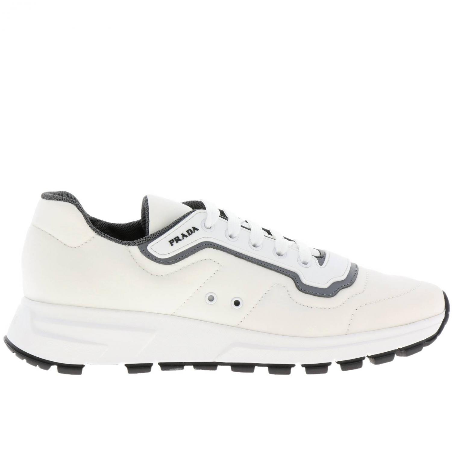 Prada スニーカー メンズ - ホワイト | 4E3382 1MNS | GIGLIO.COM