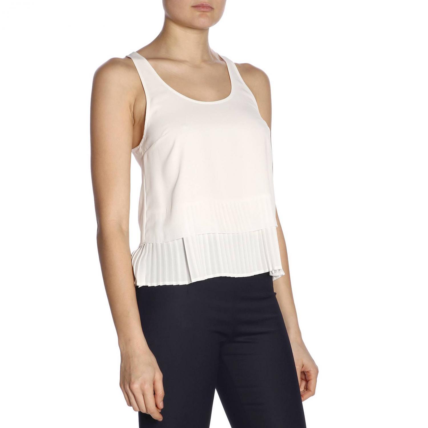 PATRIZIA PEPE TOP: Patrizia Pepe Damen Top, Weiß - Img 2