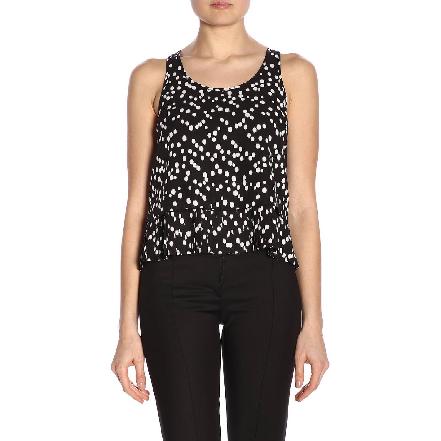 PATRIZIA PEPE TOP: Top mujer Patrizia Pepe, Negro - Img 1