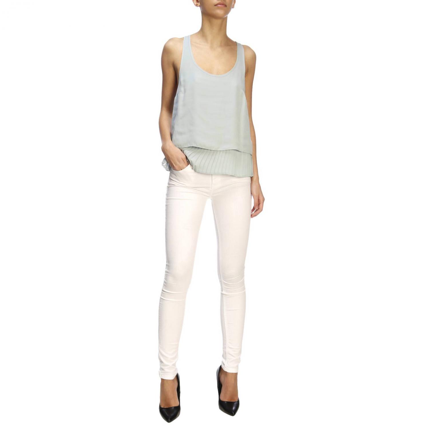 PATRIZIA PEPE TOP: Top mujer Patrizia Pepe, Agua - Img 4