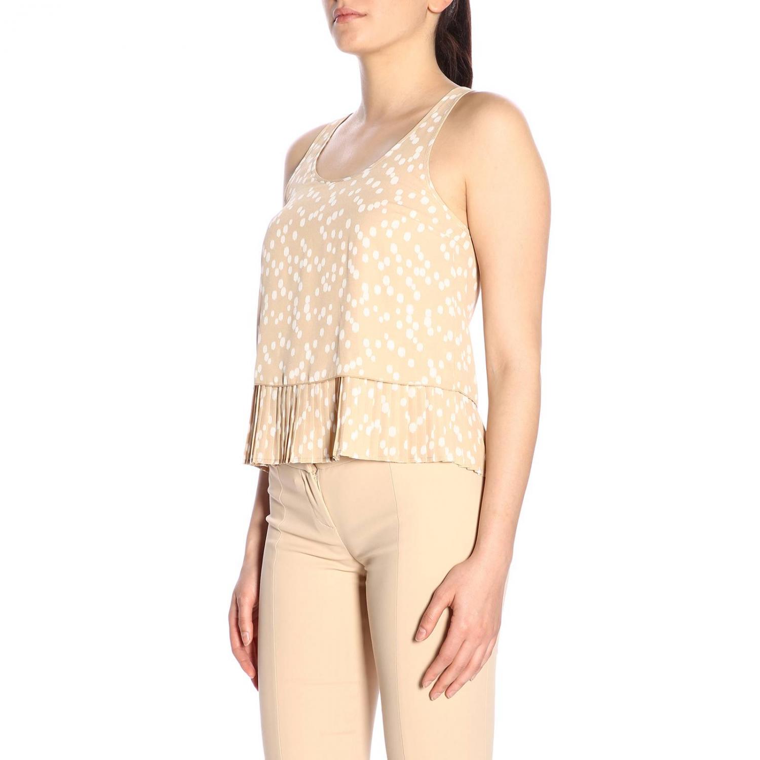 PATRIZIA PEPE TOP: Top mujer Patrizia Pepe, Beige - Img 2