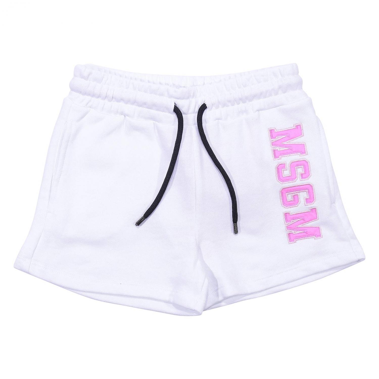 MSGM KIDS PANTS: Pants kids MSGM Kids, White - Img 1