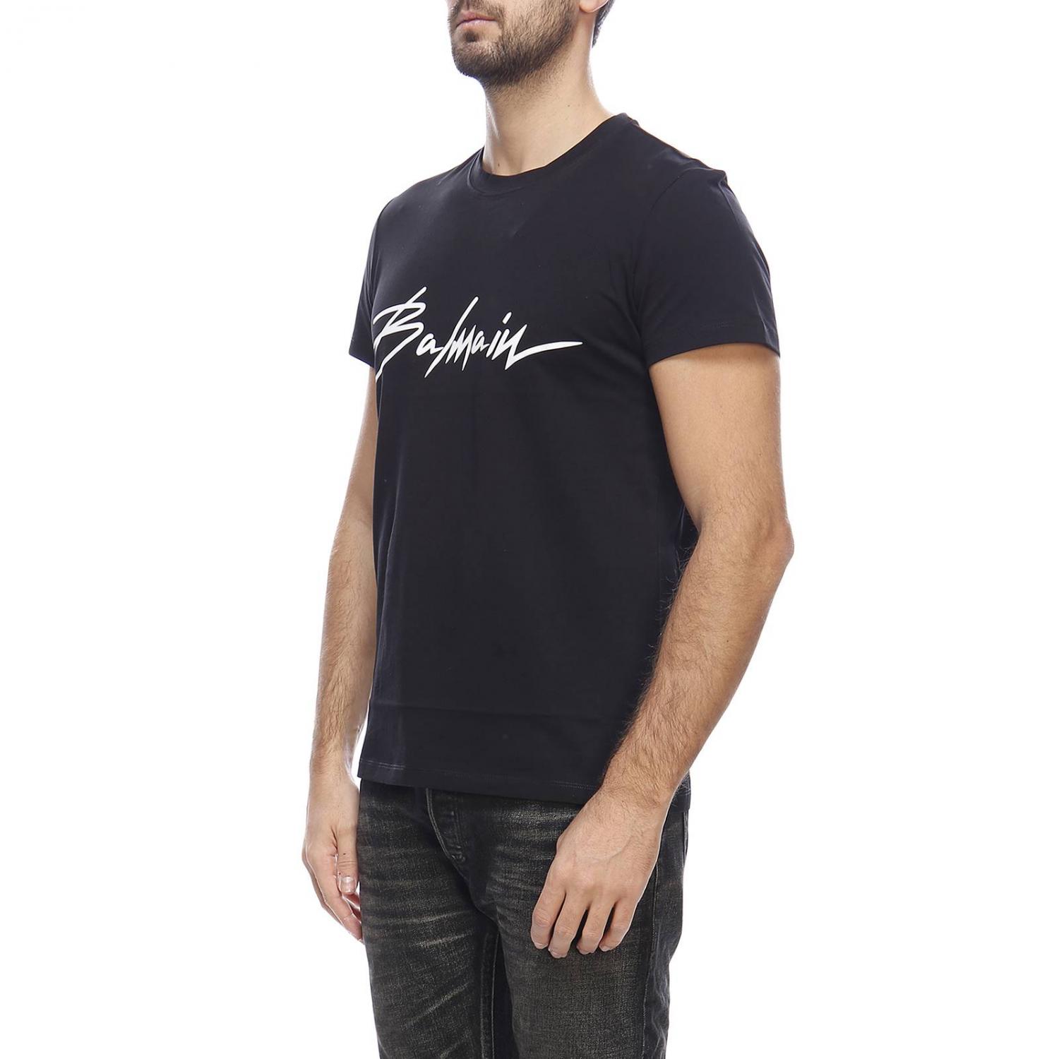 BALMAIN T-SHIRT: T-shirt men Balmain, Black - Img 2
