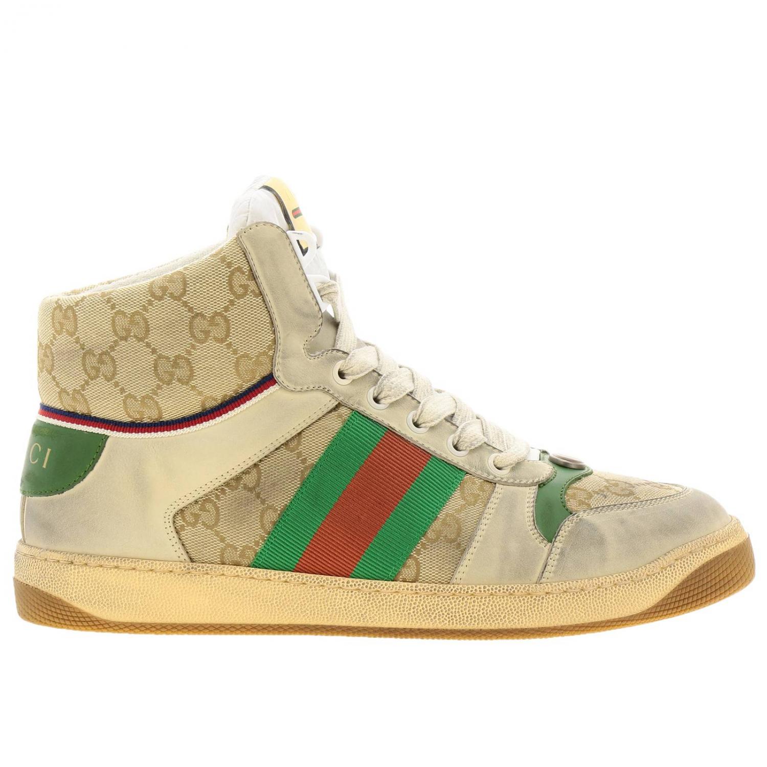GUCCI SNEAKERS: Shoes men Gucci, Beige - Img 1