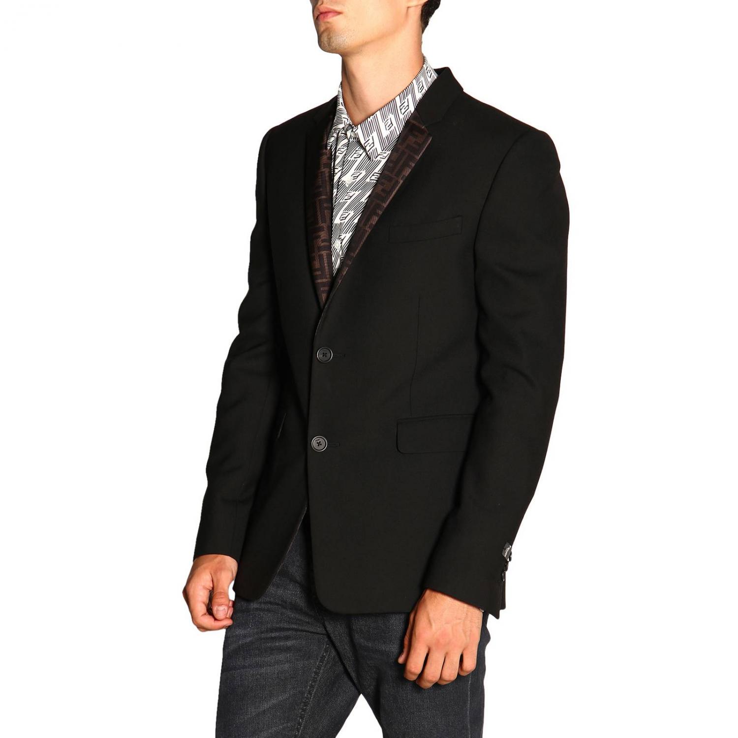 FENDI BLAZER: Blazer men Fendi, Black - Img 4