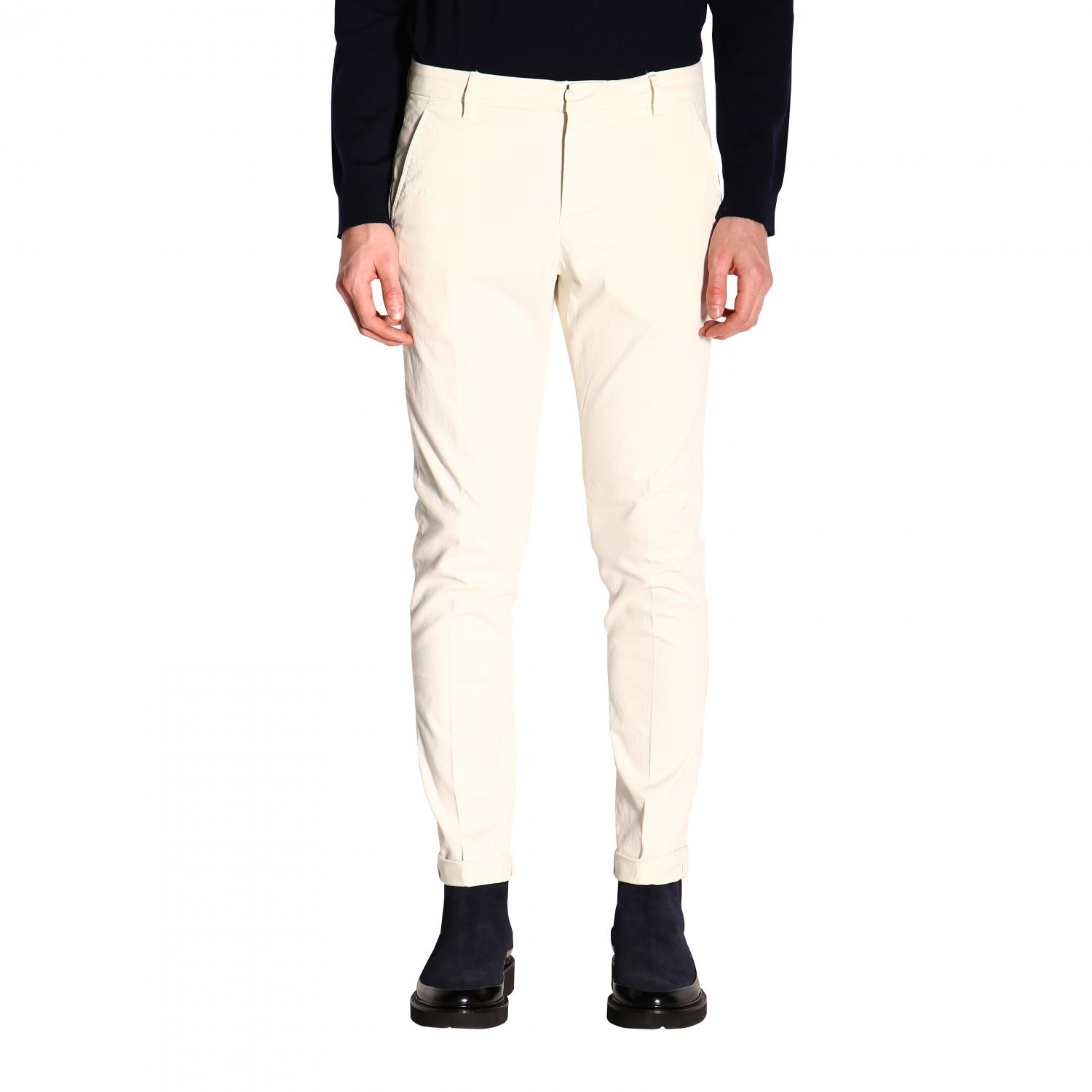 DONDUP PANTALONES: Pantalón hombre Dondup, Blanco - Img 1