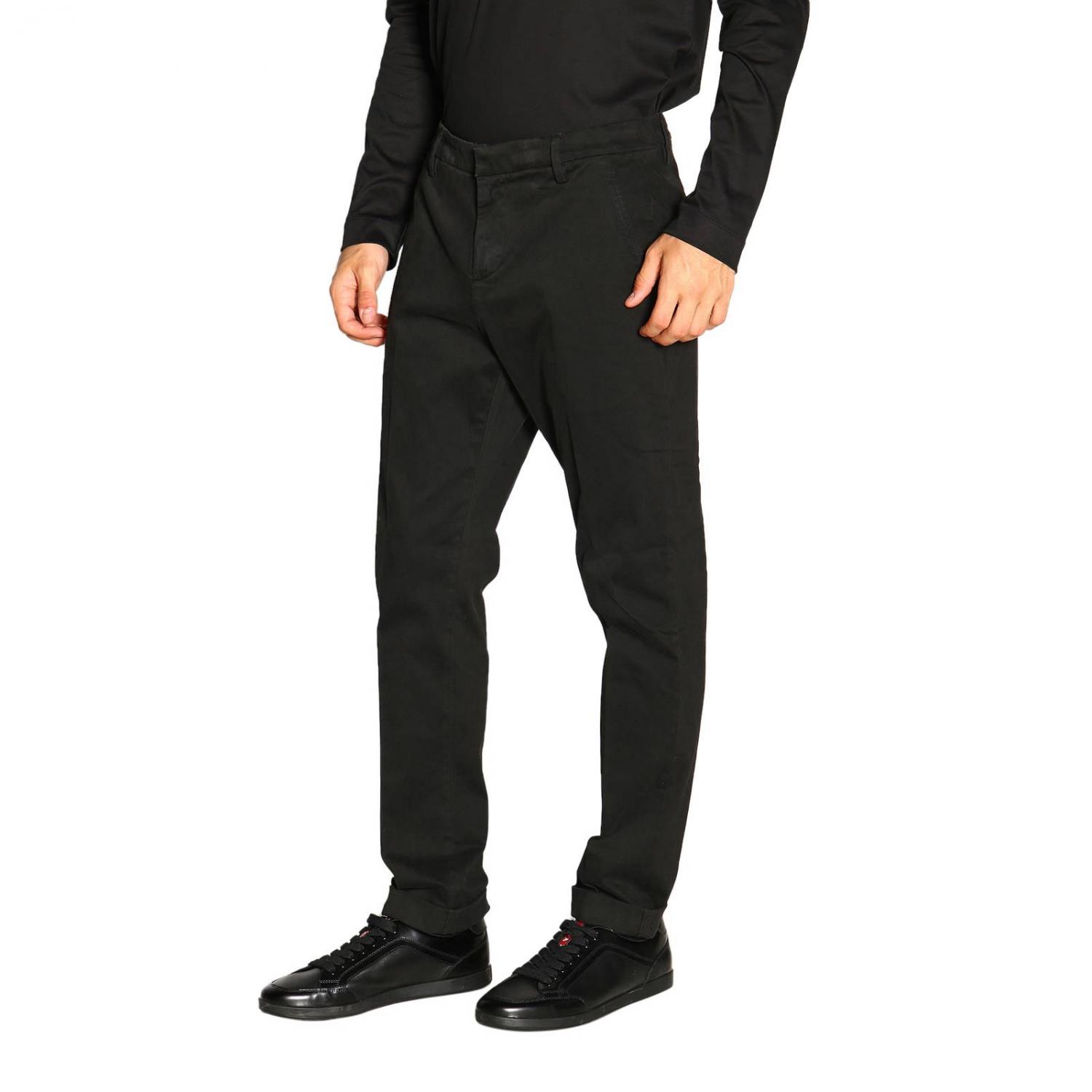 DONDUP PANTS: Pants men Dondup, Black - Img 3