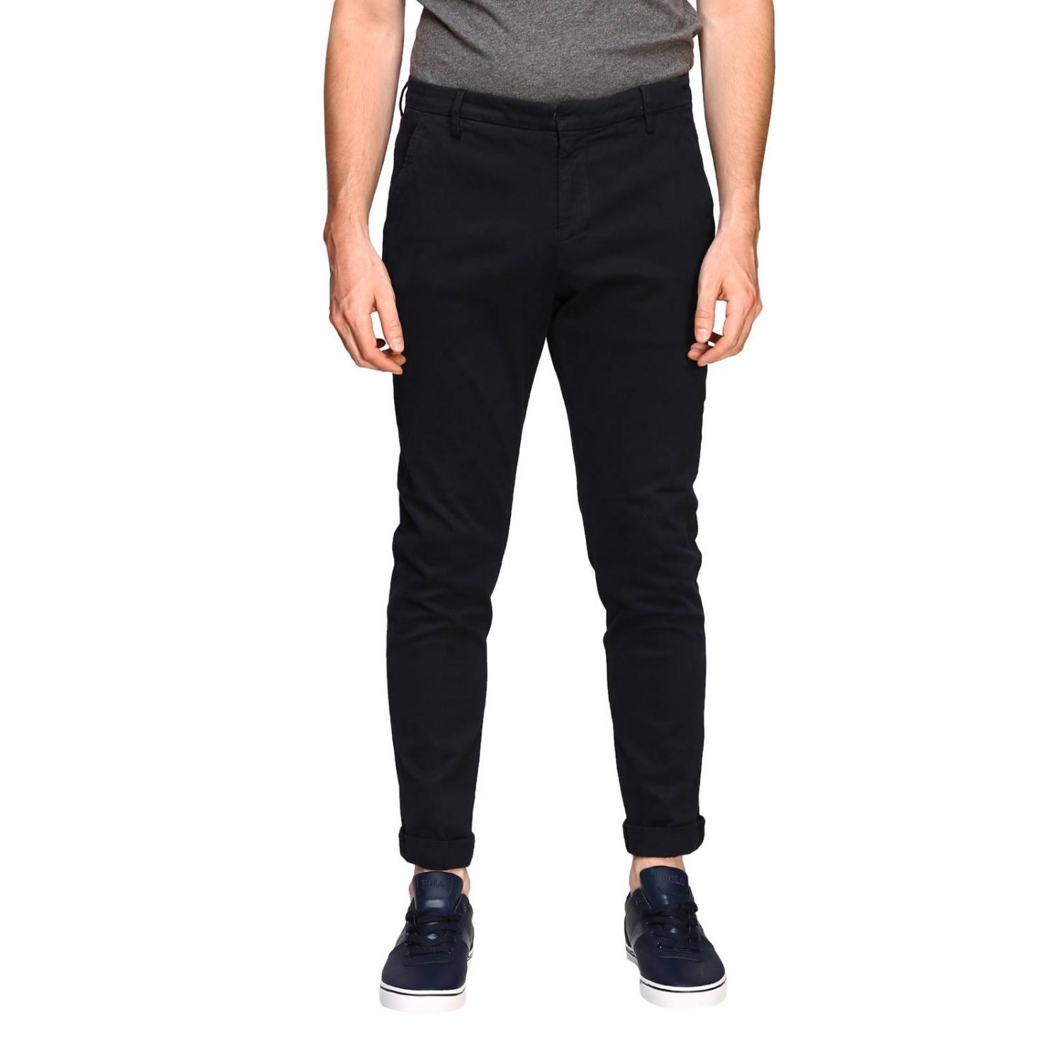 DONDUP PANTS: Pants men Dondup, Blue - Img 1