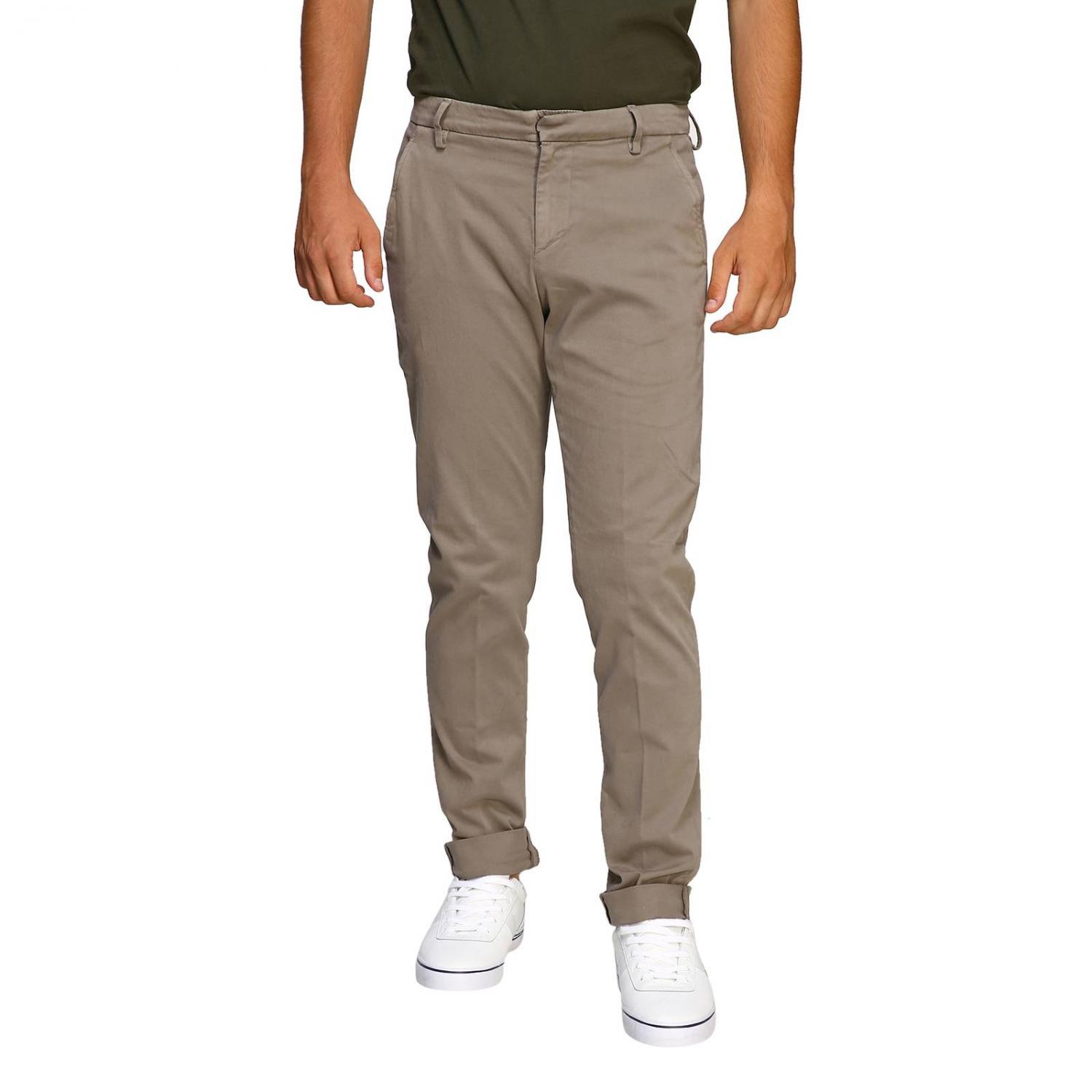 DONDUP PANTS: Pants men Dondup, Dove Grey - Img 1