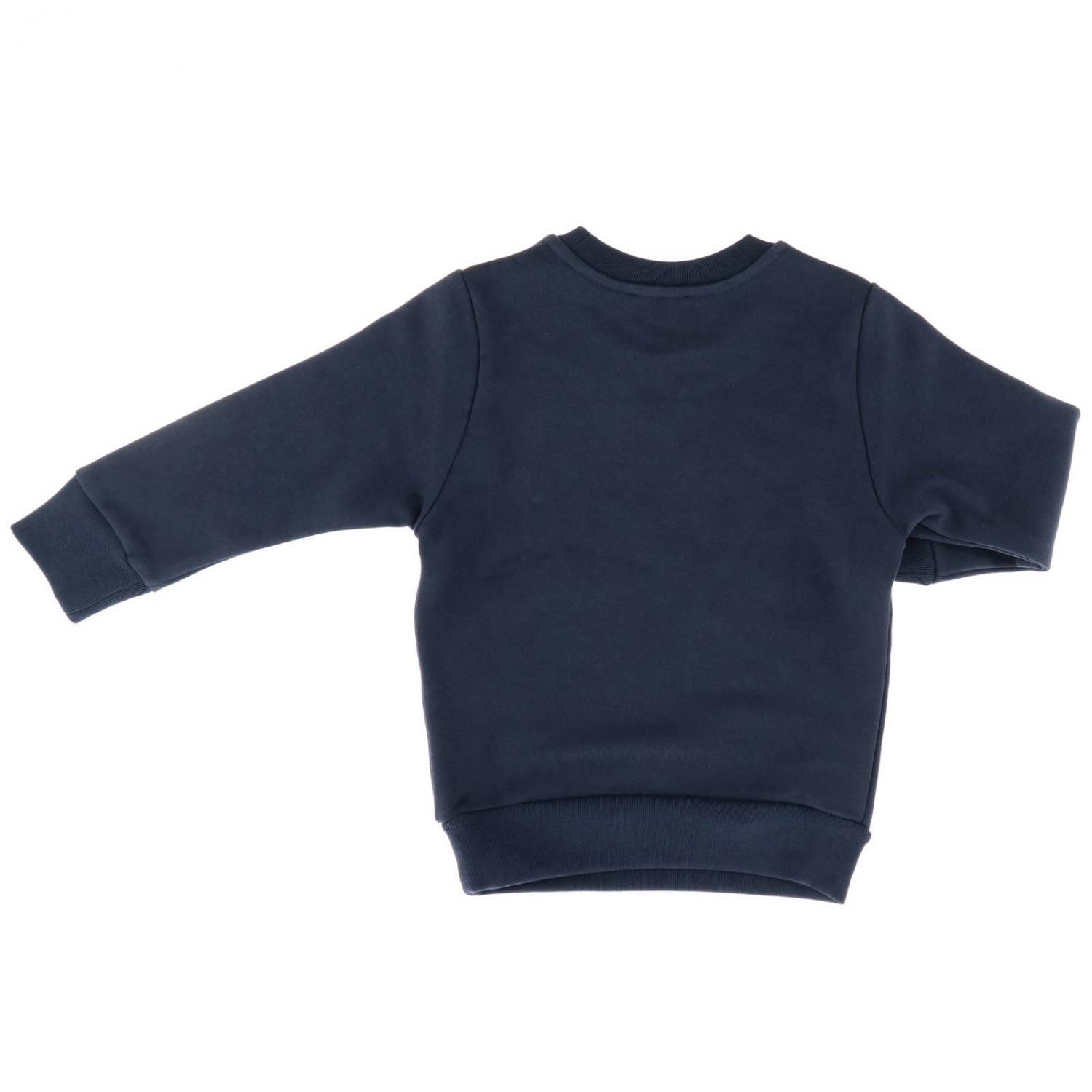 DIESEL PULLOVER: Diesel Sweatshirt mit Rundhalsausschnitt und Logo, Navy - Img 2