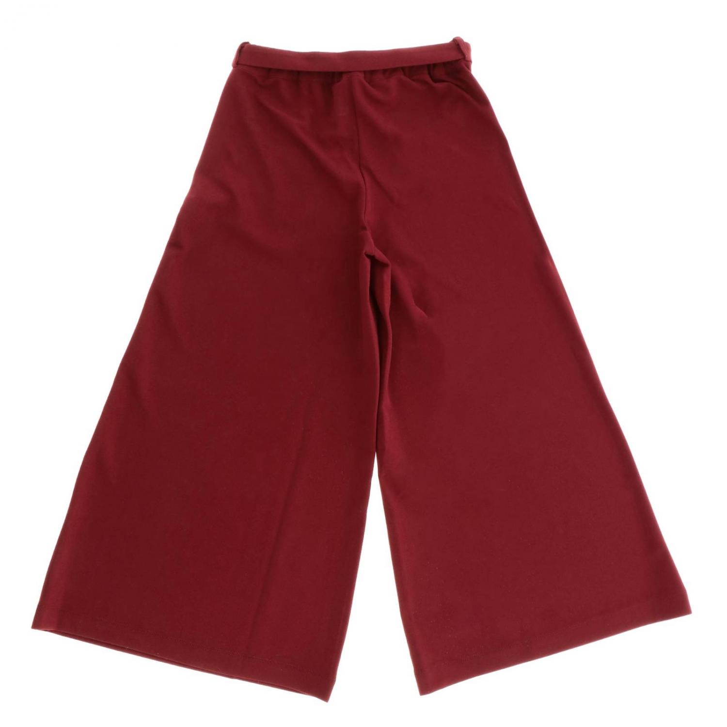 TWINSET HOSE: Hose kinder Twin Set, Burgunderrot - Img 2