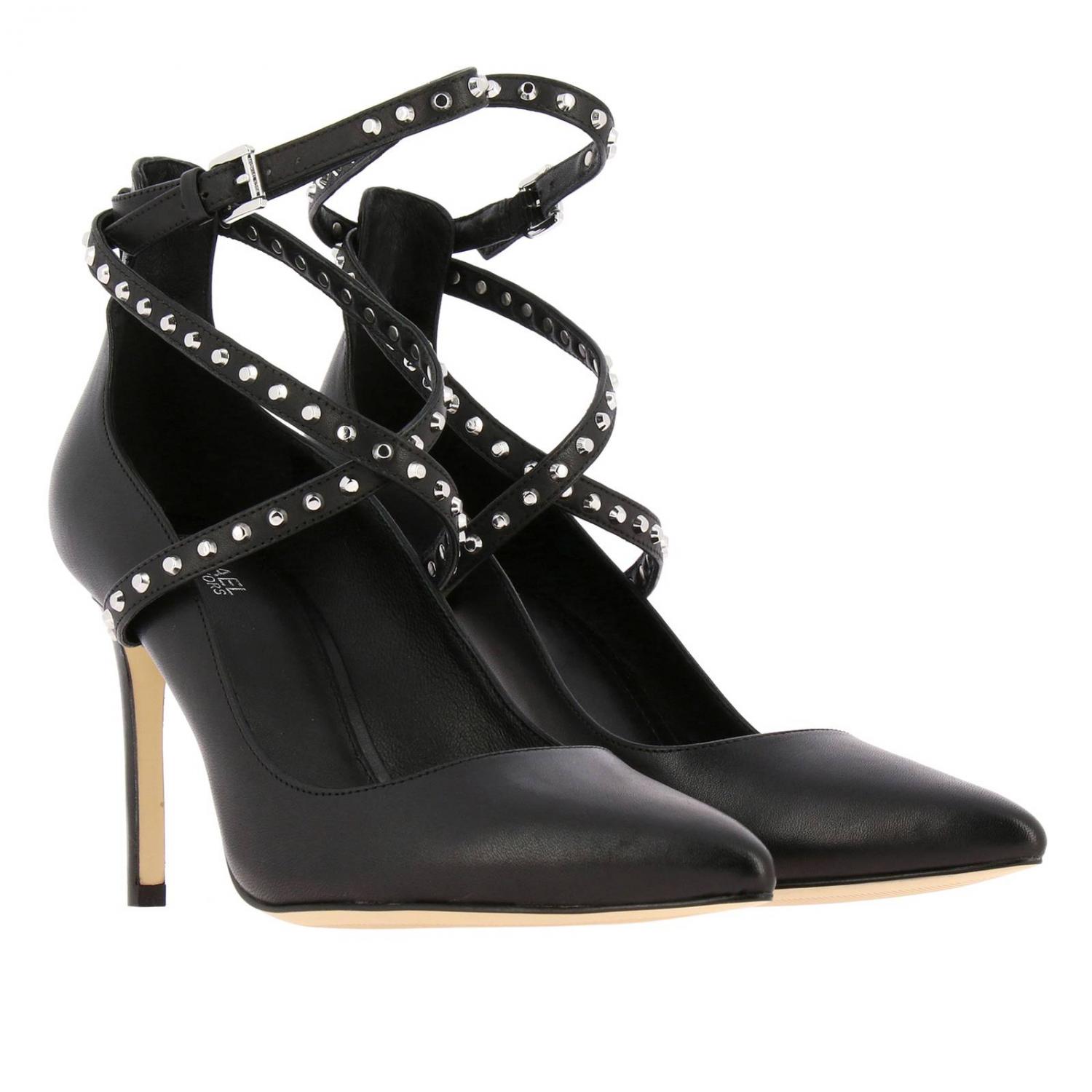 MICHAEL KORS PUMPS: Jeannie Michael Kors Dekolleté aus Leder mit Nietenriemen, Schwarz - Img 2