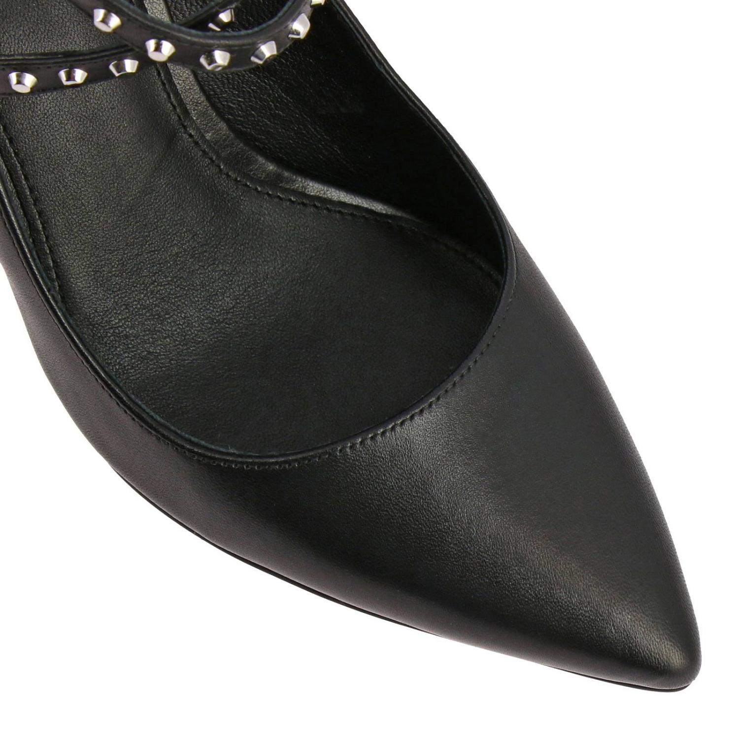 MICHAEL KORS PUMPS: Jeannie Michael Kors Dekolleté aus Leder mit Nietenriemen, Schwarz - Img 3
