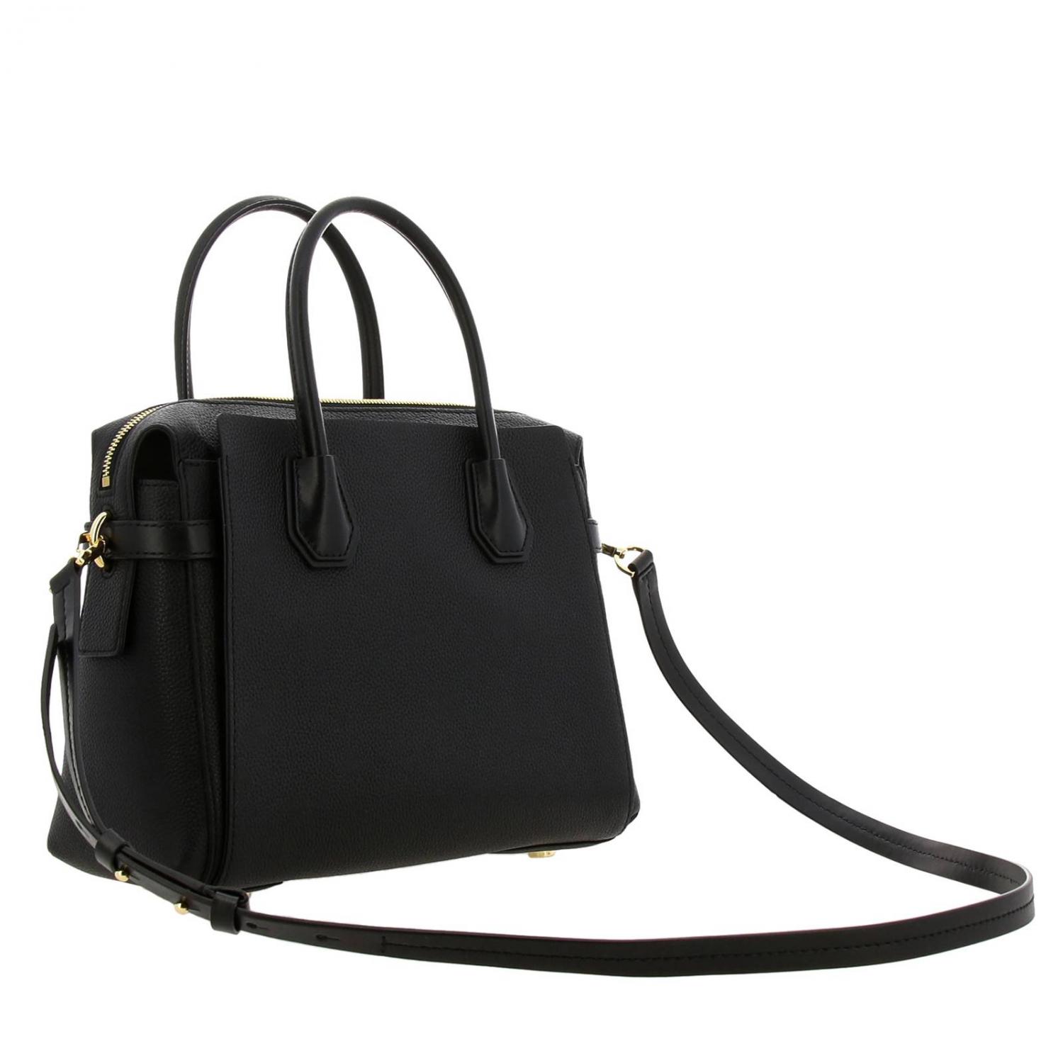 MICHAEL KORS СУМКА С КОРОТКИМИ РУЧКАМИ: Сумка Mercer medium Michael Kors из дубленной кожи, Черный - Img 3