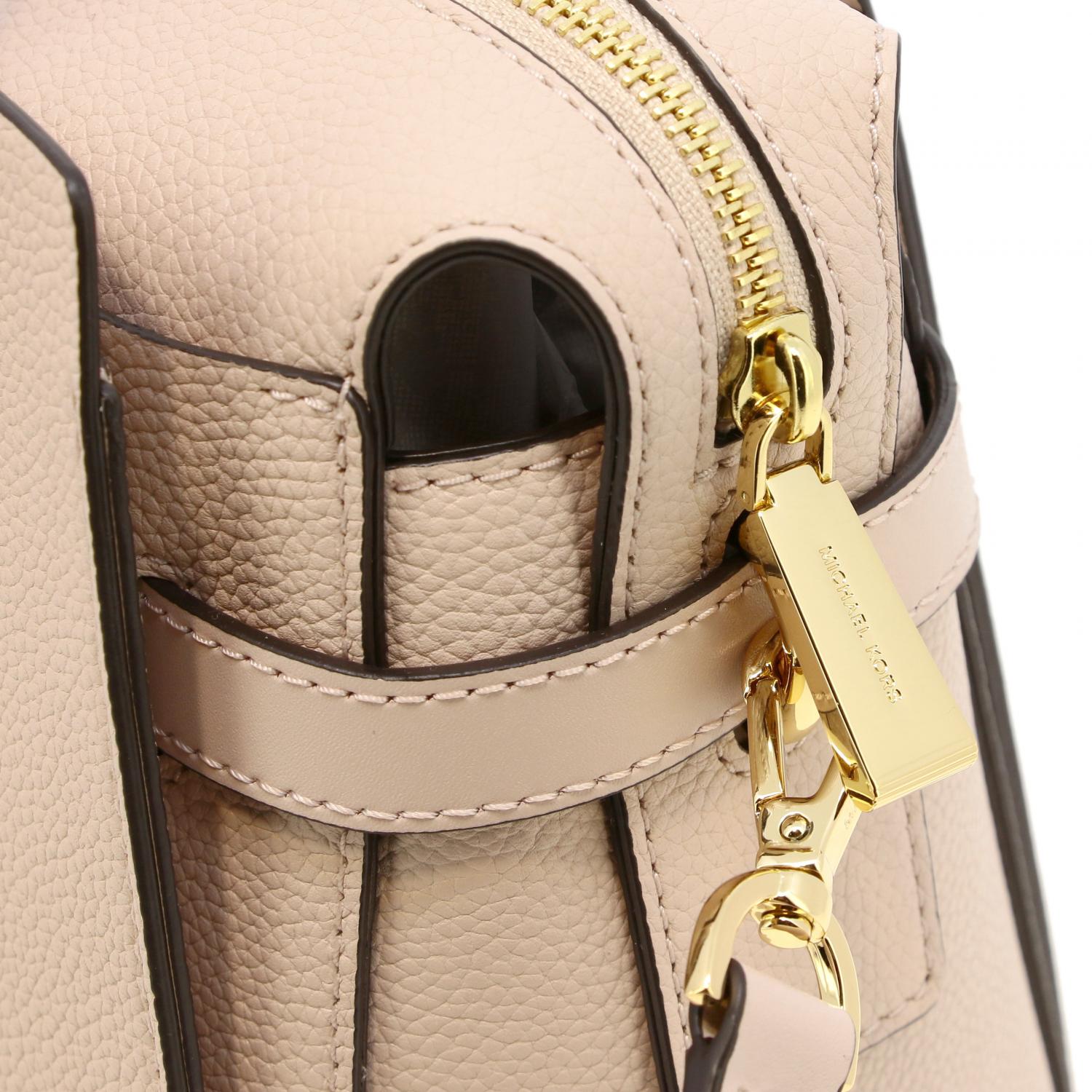 MICHAEL KORS СУМКА С КОРОТКИМИ РУЧКАМИ: Сумка Mercer medium Michael Kors из дубленной кожи, Розовый - Img 4