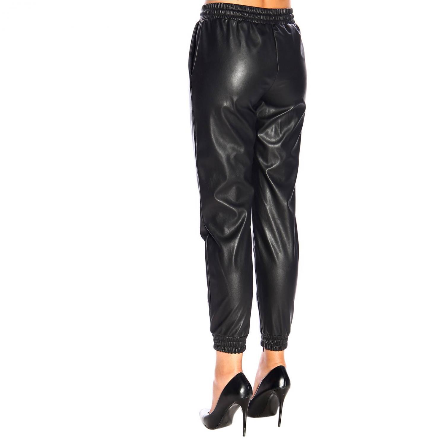 MICHAEL KORS HOSE: Michael Kors Jogginghose aus Kunstleder, Schwarz - Img 3