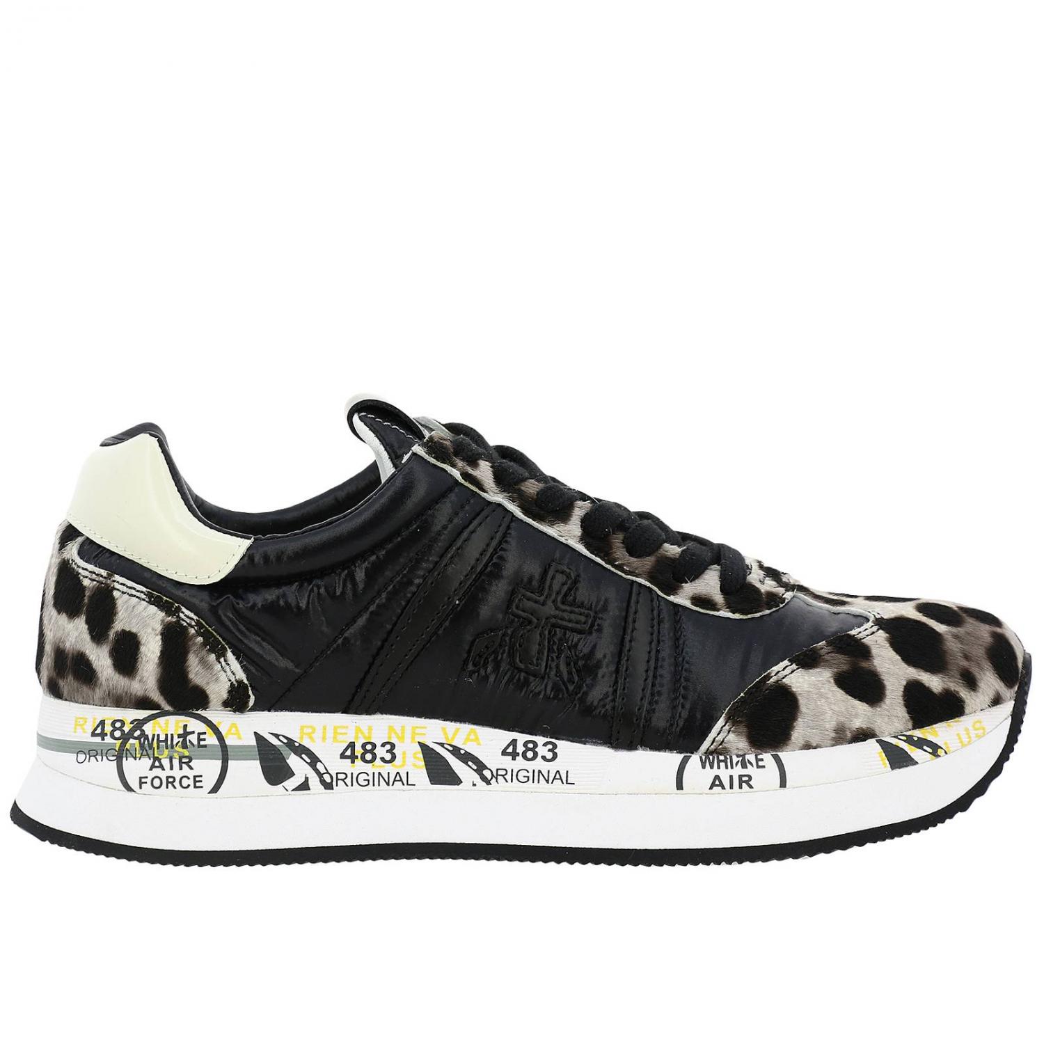 PREMIATA SNEAKERS: Premiata Conny Sneakers aus Nylon, Schwarz - Img 1