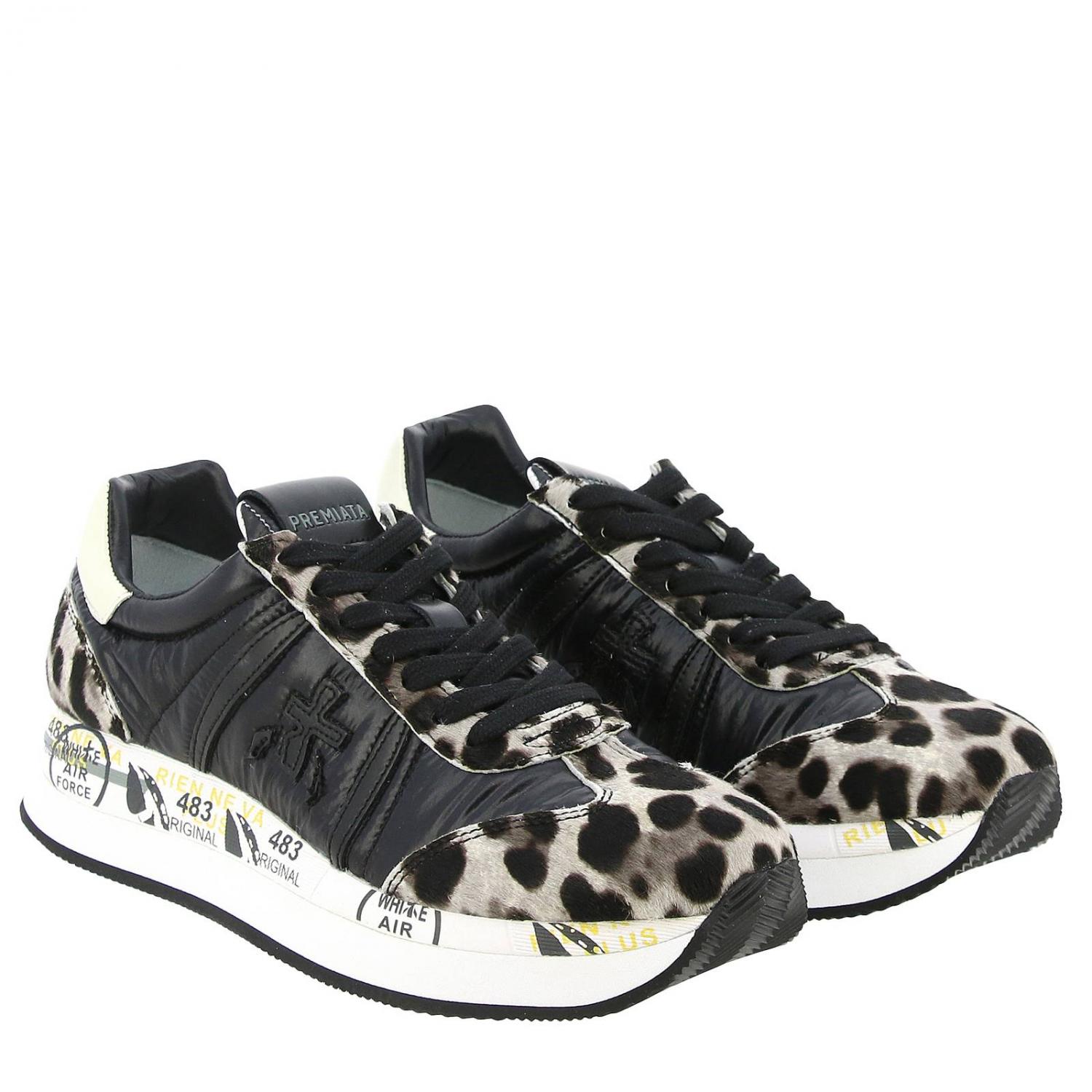 PREMIATA SNEAKERS: Premiata Conny Sneakers aus Nylon, Schwarz - Img 2