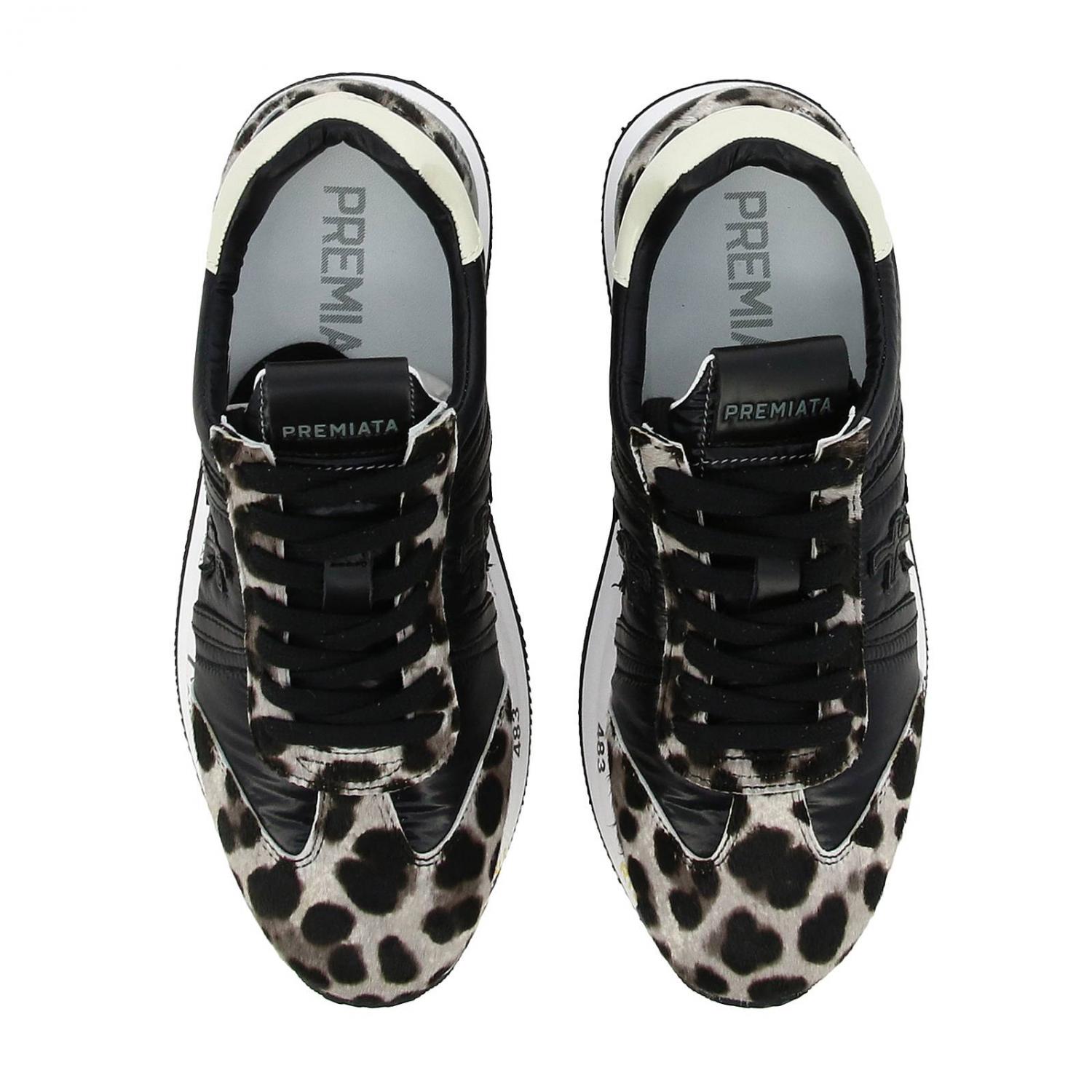 PREMIATA SNEAKERS: Premiata Conny Sneakers aus Nylon, Schwarz - Img 3