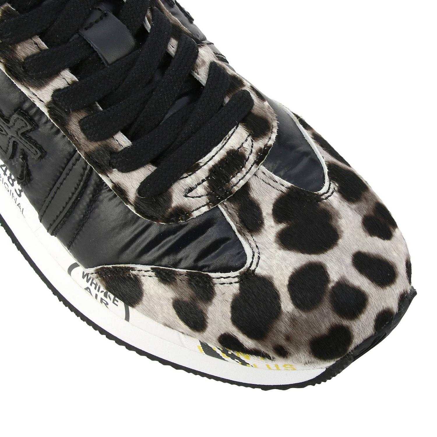 PREMIATA SNEAKERS: Premiata Conny Sneakers aus Nylon, Schwarz - Img 4