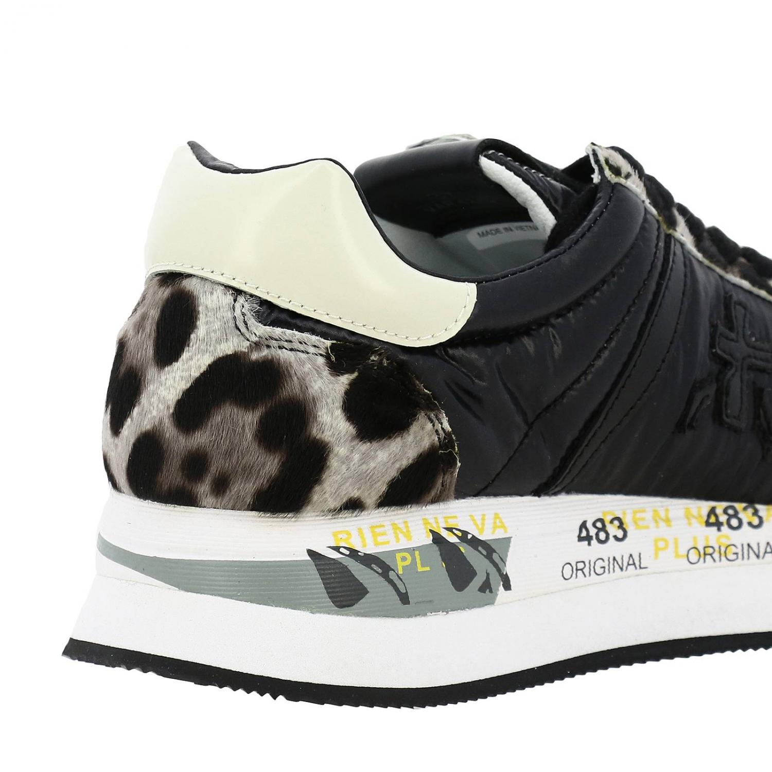 PREMIATA SNEAKERS: Premiata Conny Sneakers aus Nylon, Schwarz - Img 5