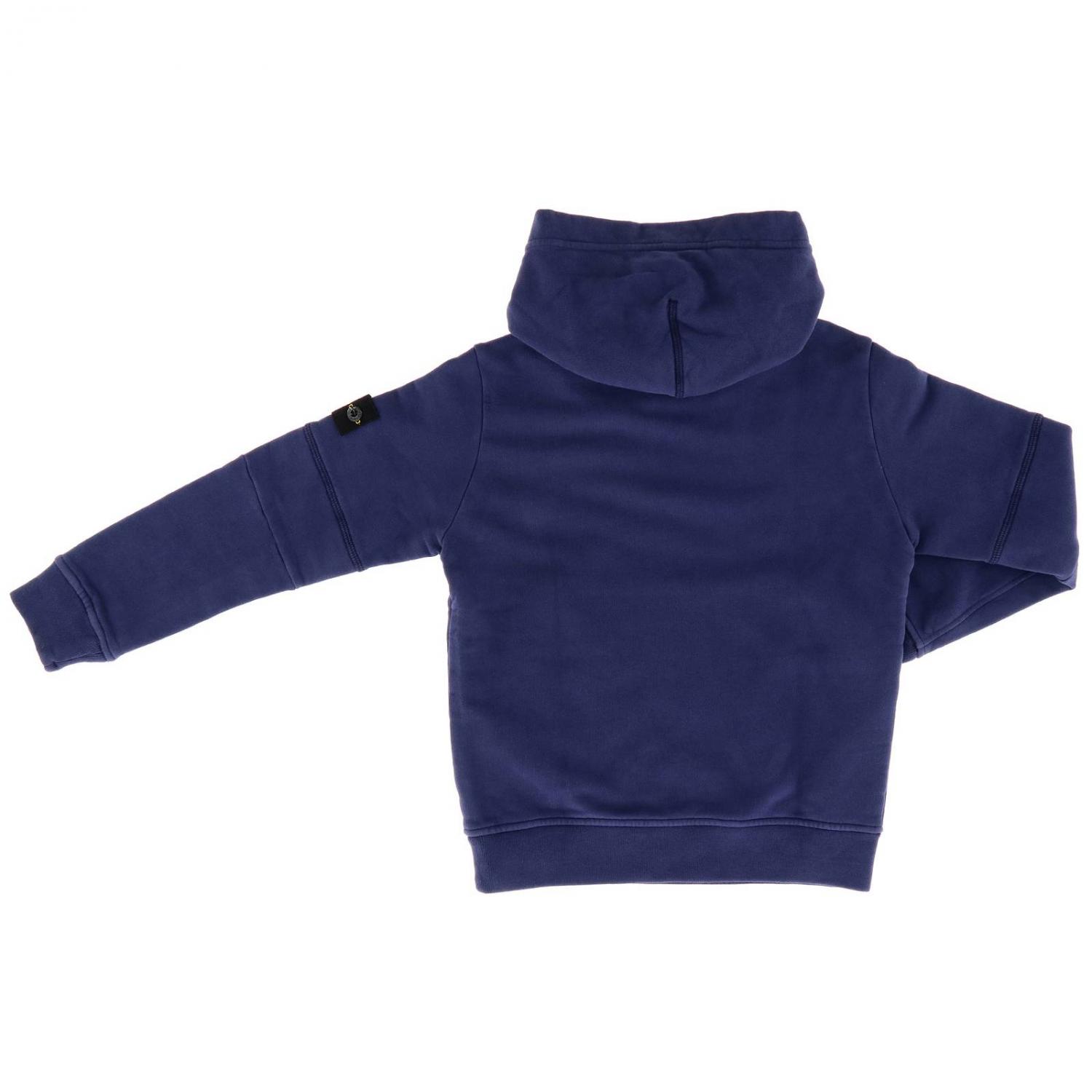 STONE ISLAND JUNIOR PULLOVER: Pullover kinder Stone Island, Tinte - Img 2