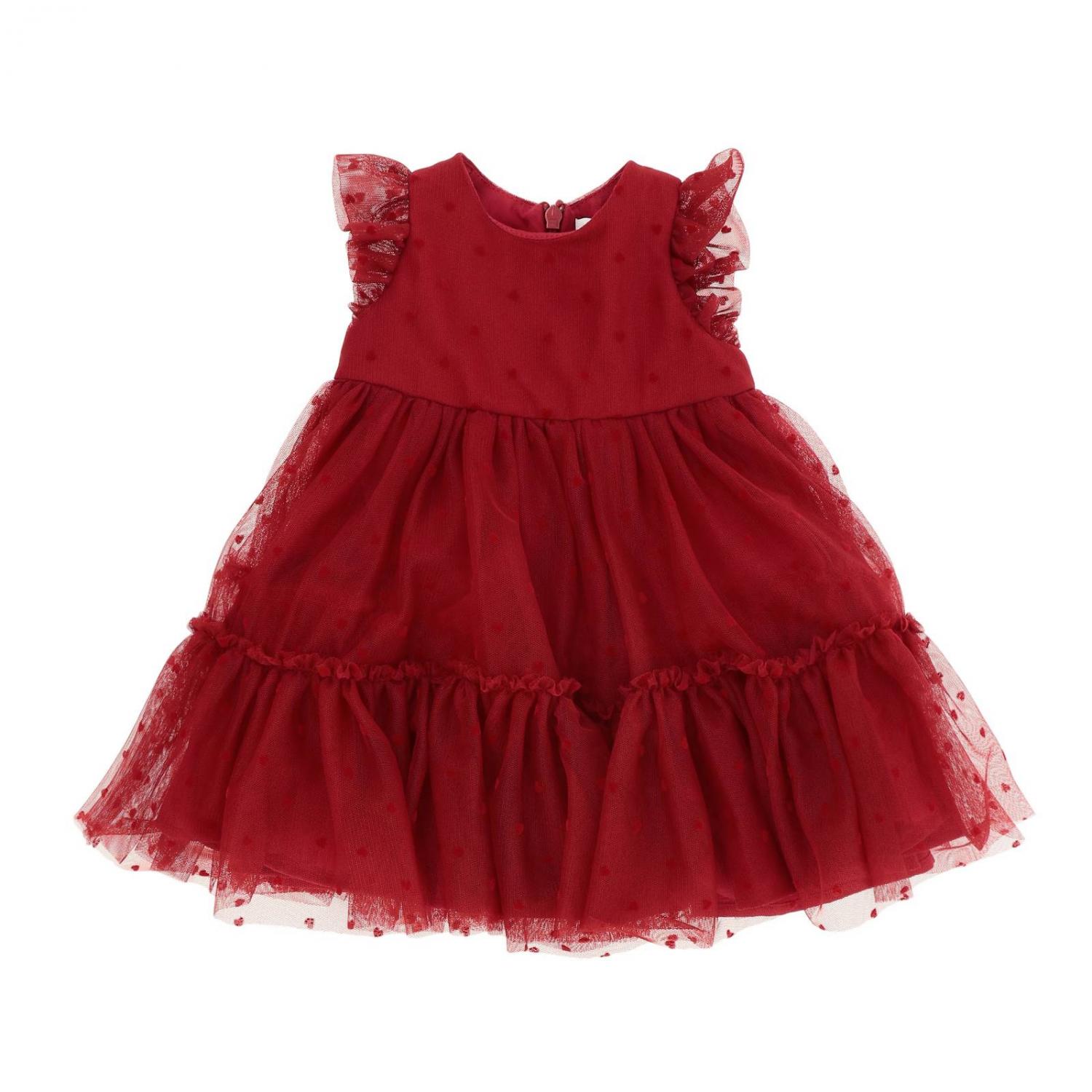 MONNALISA BEBE' STRAMPLER: Monnalisa Bebe' Baby Strampler, Rot - Img 1