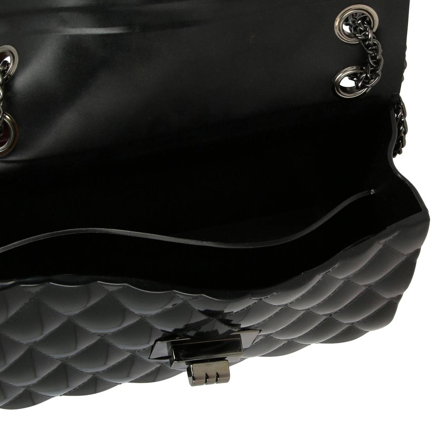 MONNALISA TASCHE: Monnalisa Tasche aus gestepptem Gummi, Schwarz - Img 4