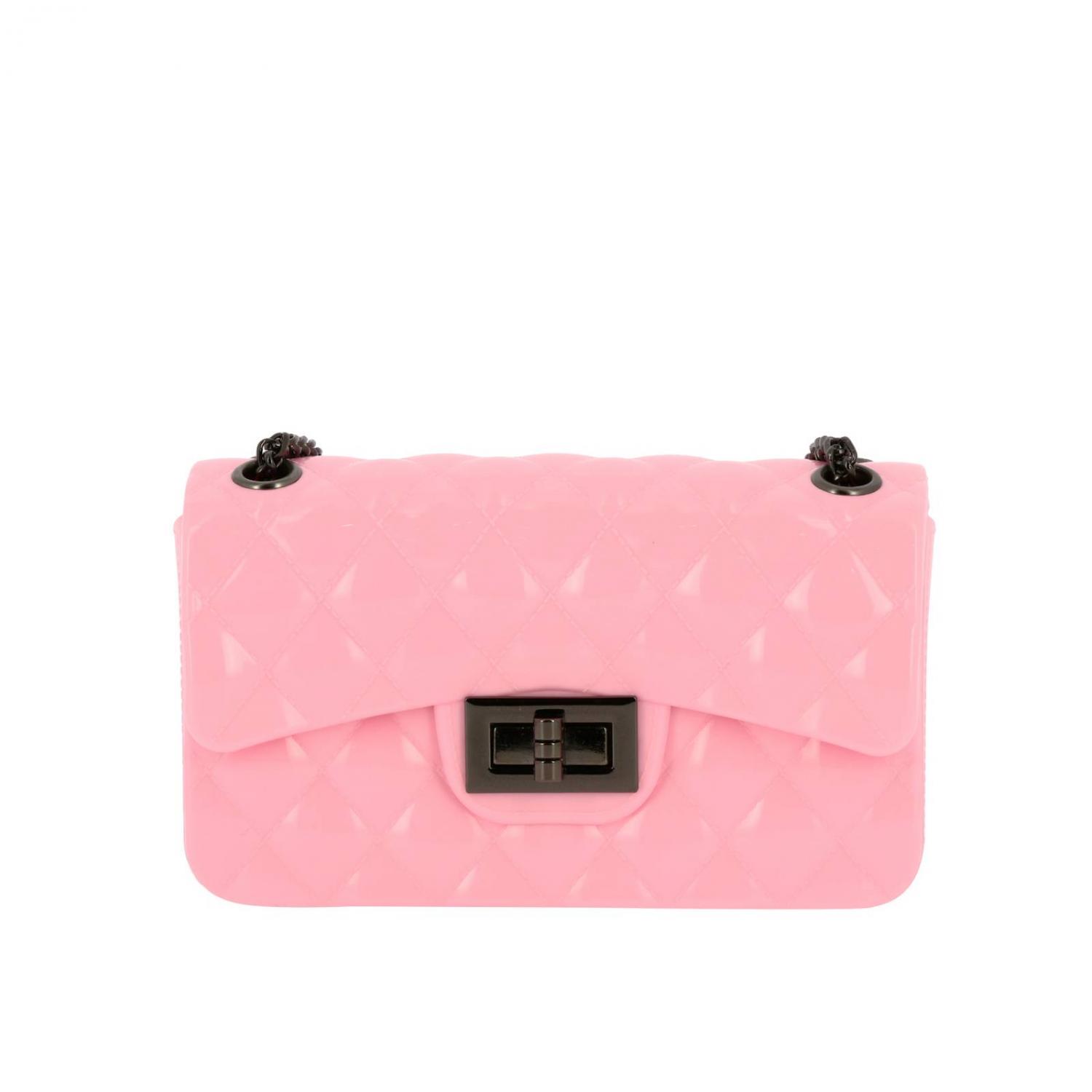 MONNALISA TASCHE: Monnalisa Tasche aus gestepptem Gummi, Pink - Img 1