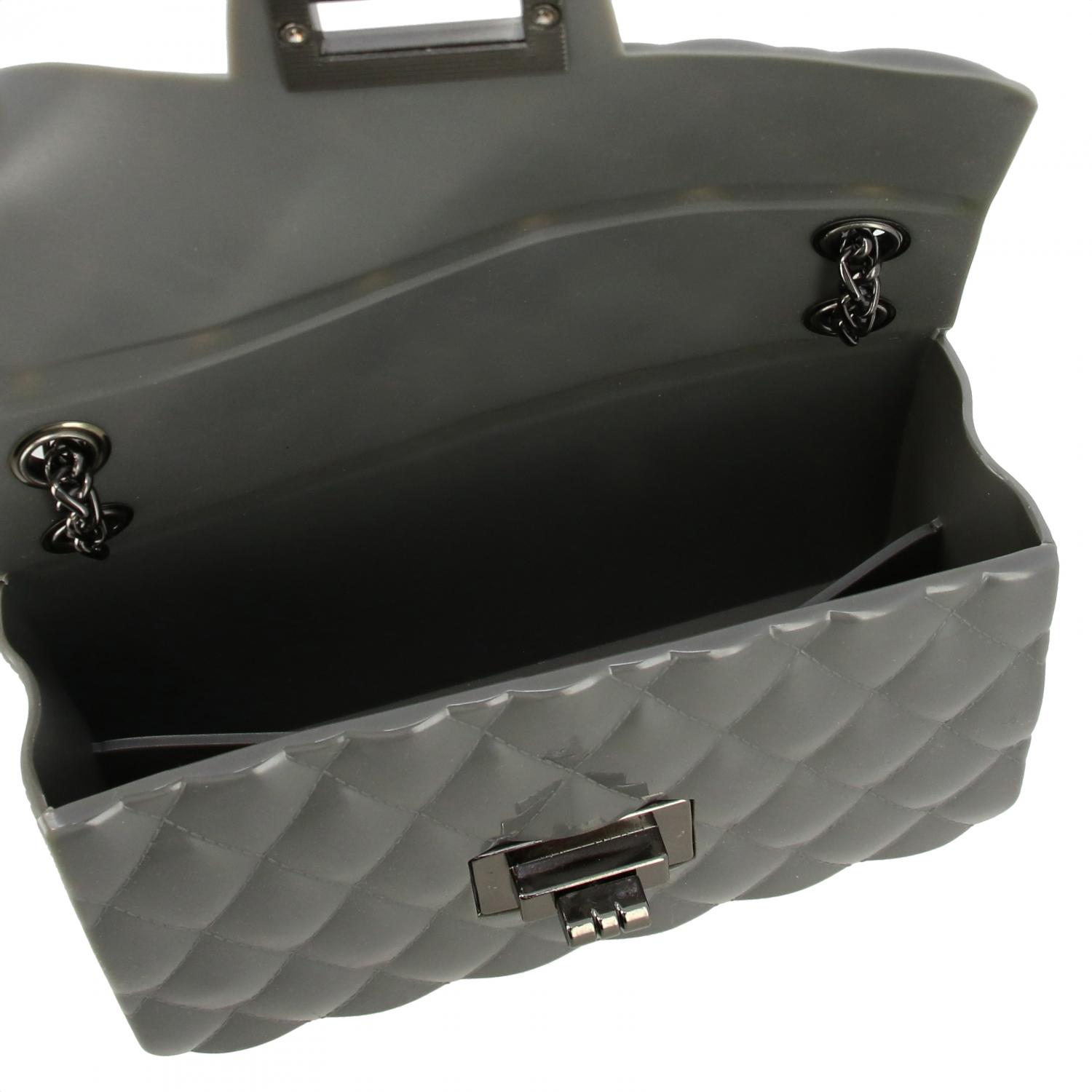 MONNALISA TASCHE: Monnalisa Tasche aus gestepptem Gummi, Grau - Img 4