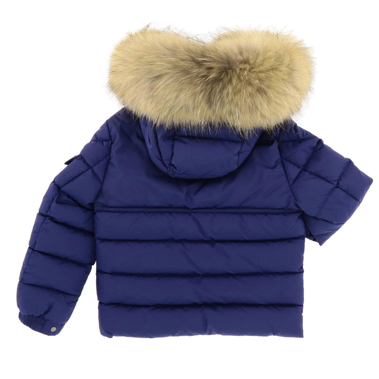 MONCLER VESTE: Veste enfant Moncler, Bleu - Img 2