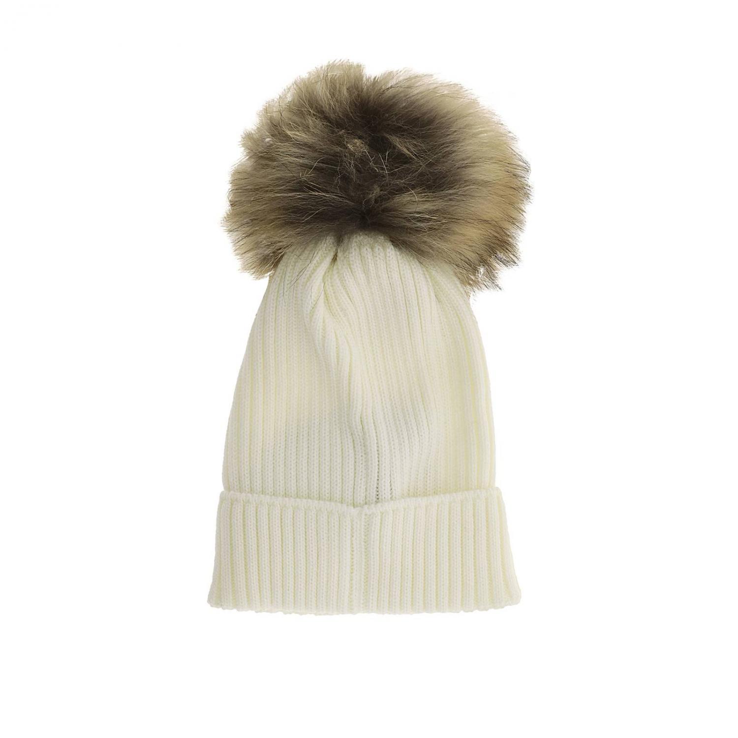 MONCLER HUT: Moncler Kinder Hüte für Mädchen, Weiß - Img 2