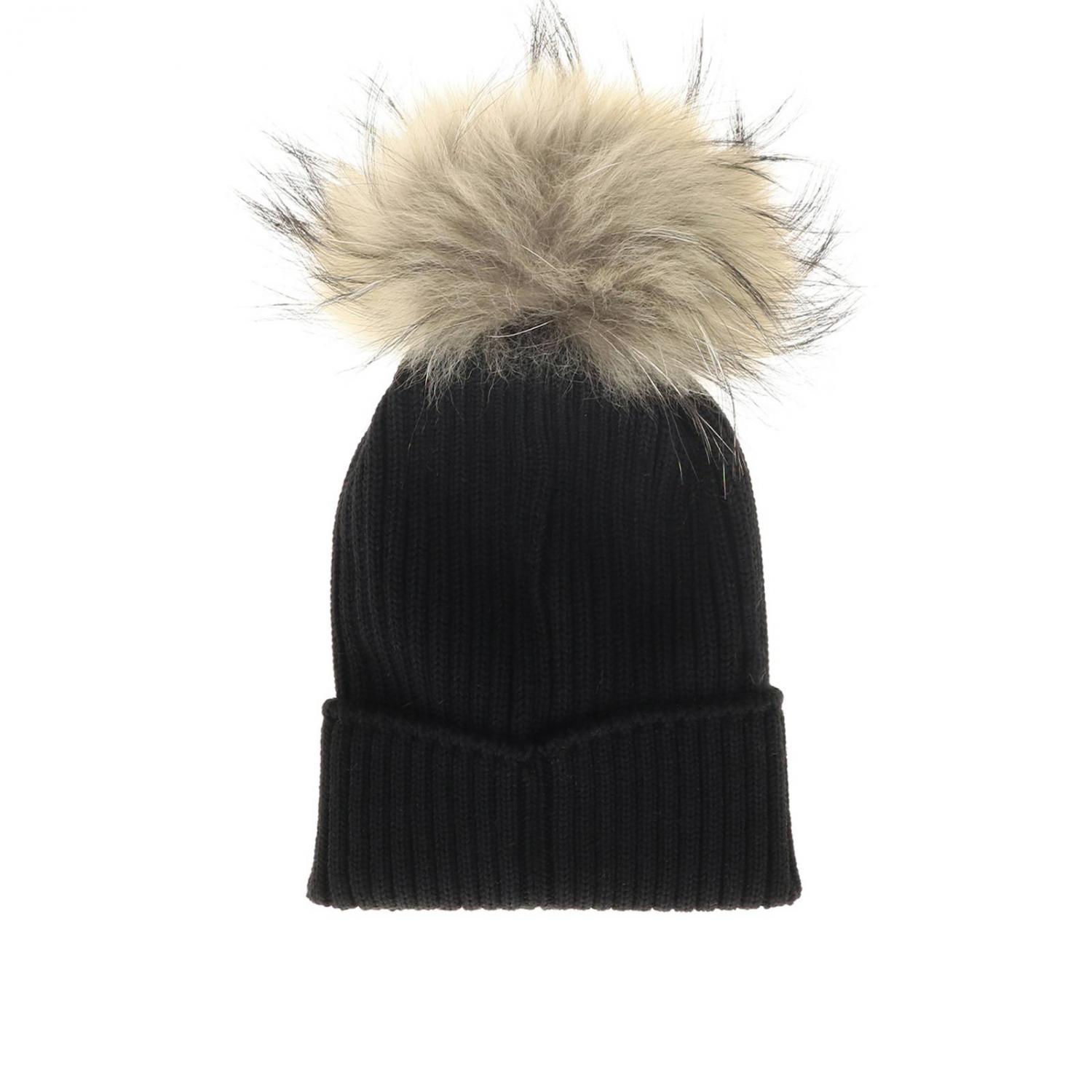 MONCLER HUT: Moncler Kinder Hüte für Mädchen, Schwarz - Img 2