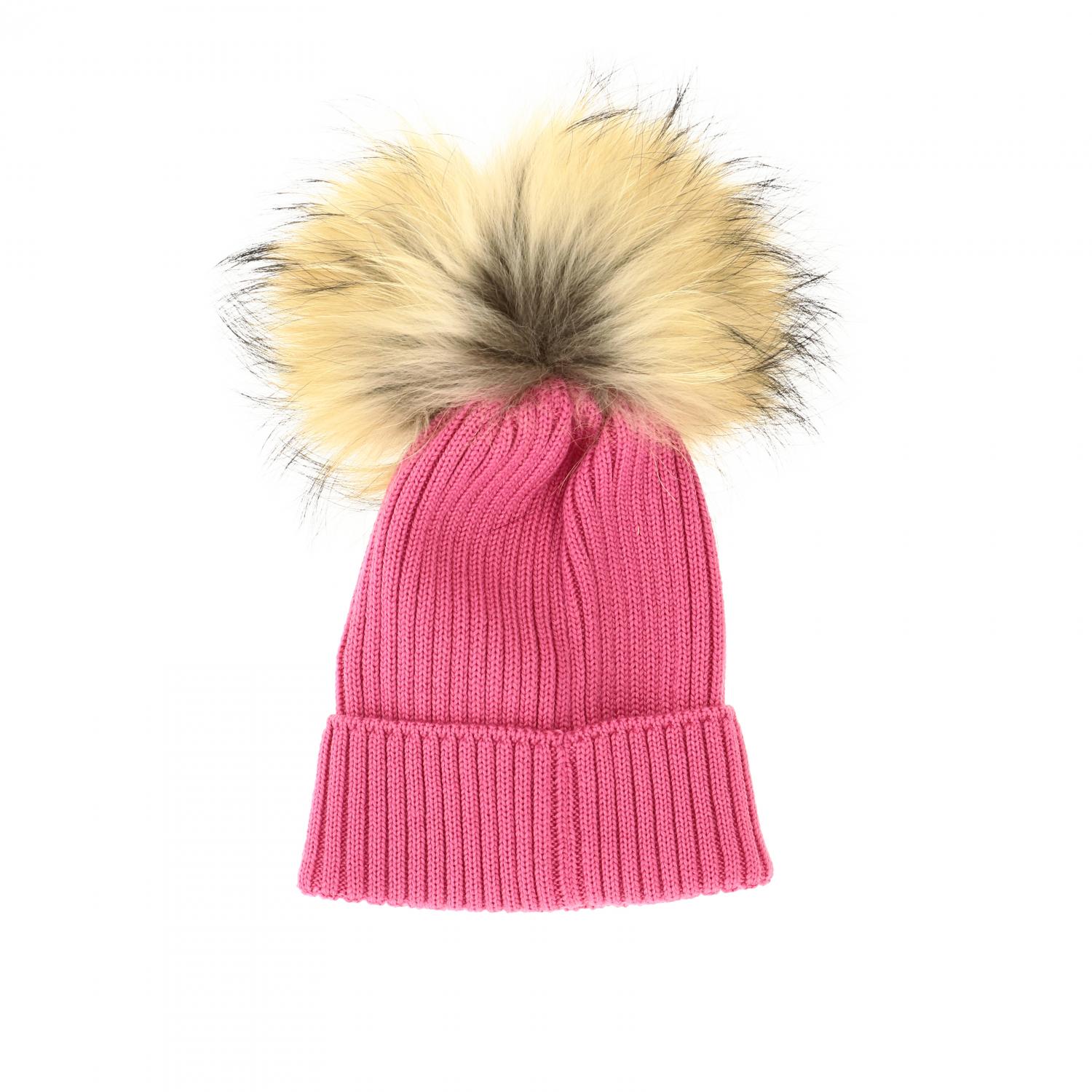 MONCLER HUT: Moncler Kinder Hüte für Mädchen, Fuchsia - Img 2