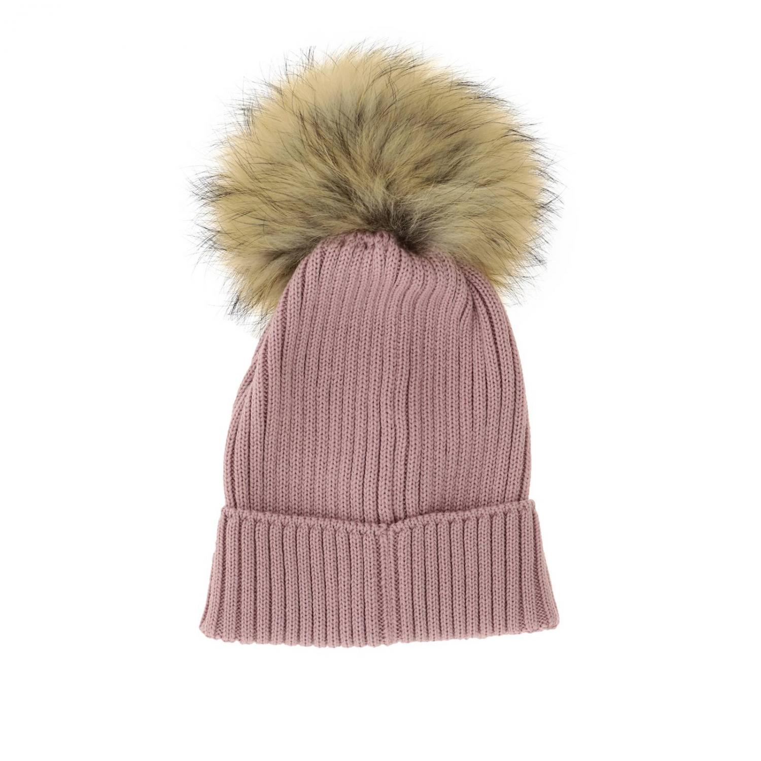MONCLER HUT: Moncler Kinder Hüte für Mädchen, Pink - Img 2