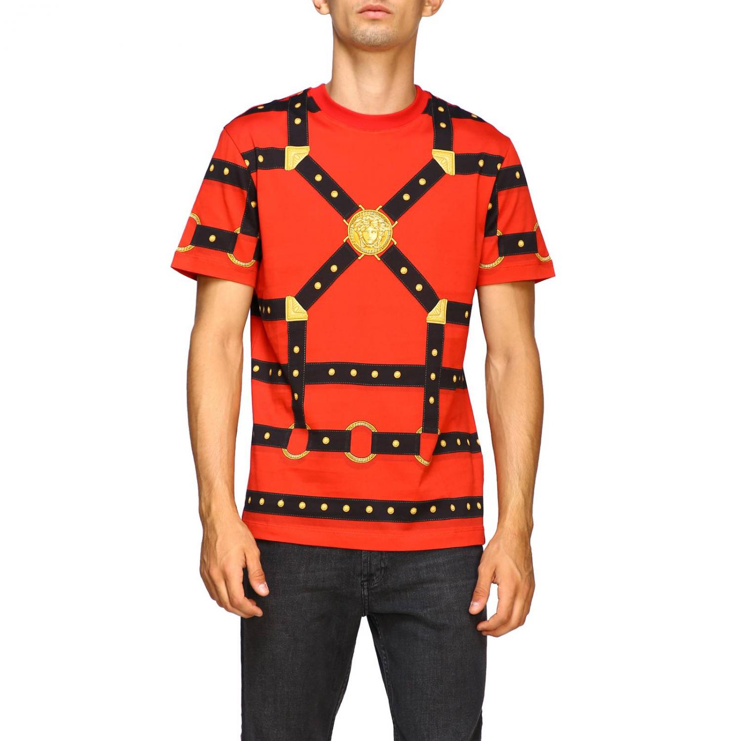 VERSACE CAMISETA: Camiseta hombre Versace, Rojo - Img 1
