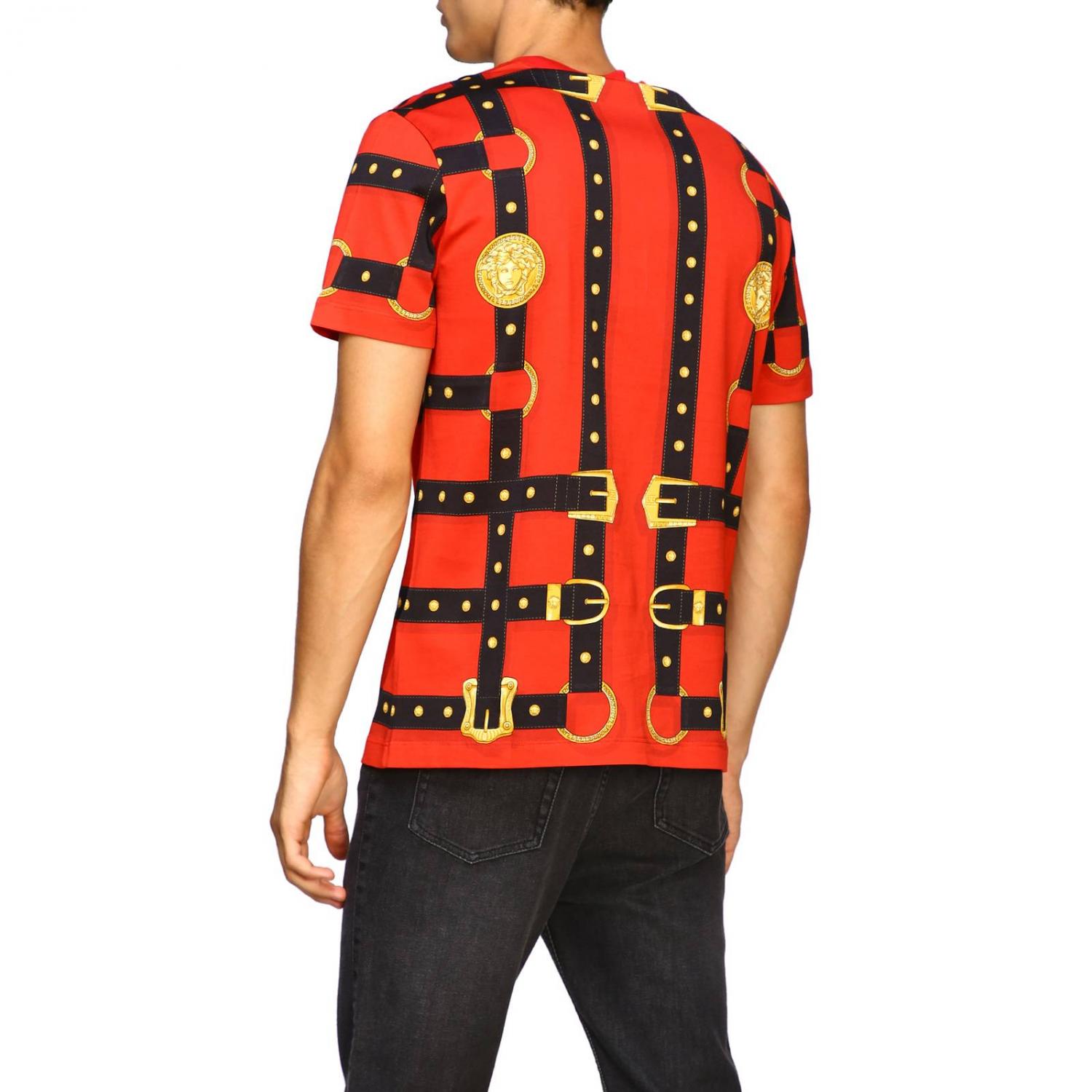 VERSACE CAMISETA: Camiseta hombre Versace, Rojo - Img 3