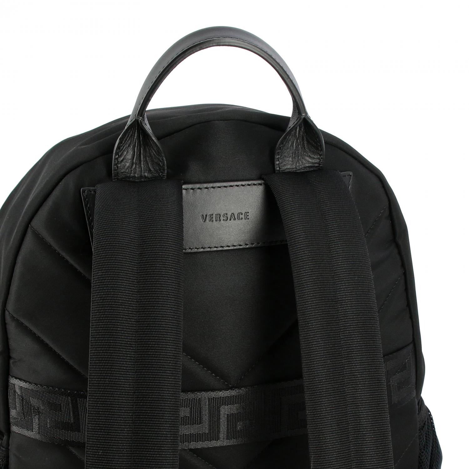 VERSACE BACKPACK: Bags men Versace, Black - Img 5