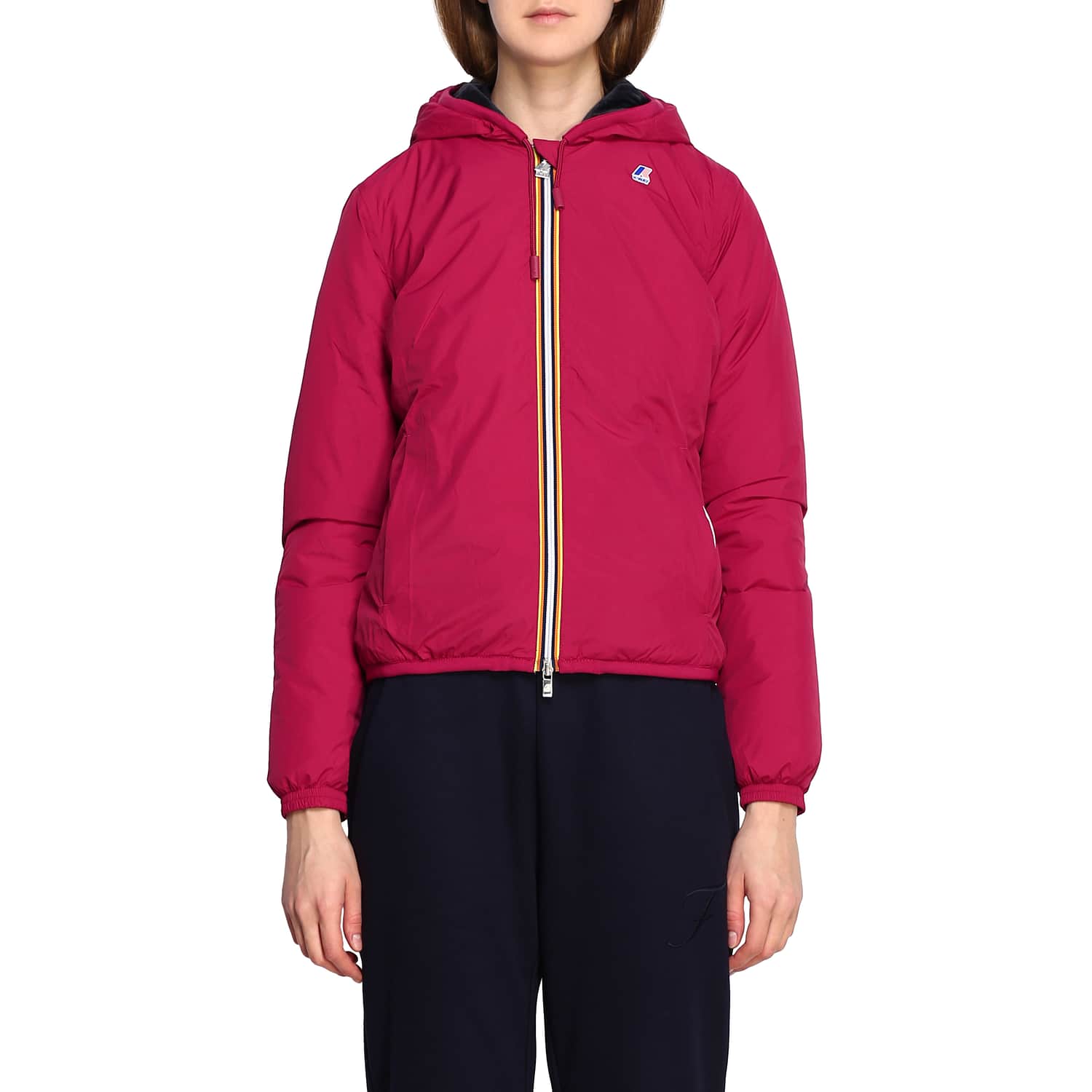 K-WAY CHAQUETA: Chaqueta mujer K-way, Fucsia - Img 1