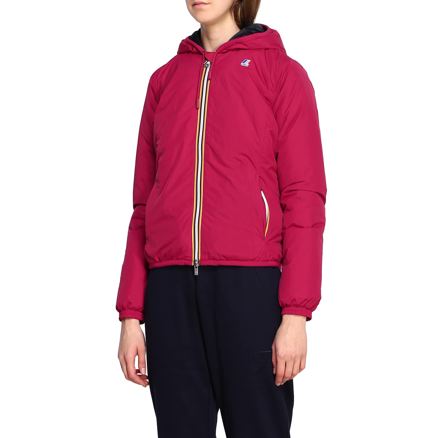K-WAY CHAQUETA: Chaqueta mujer K-way, Fucsia - Img 4