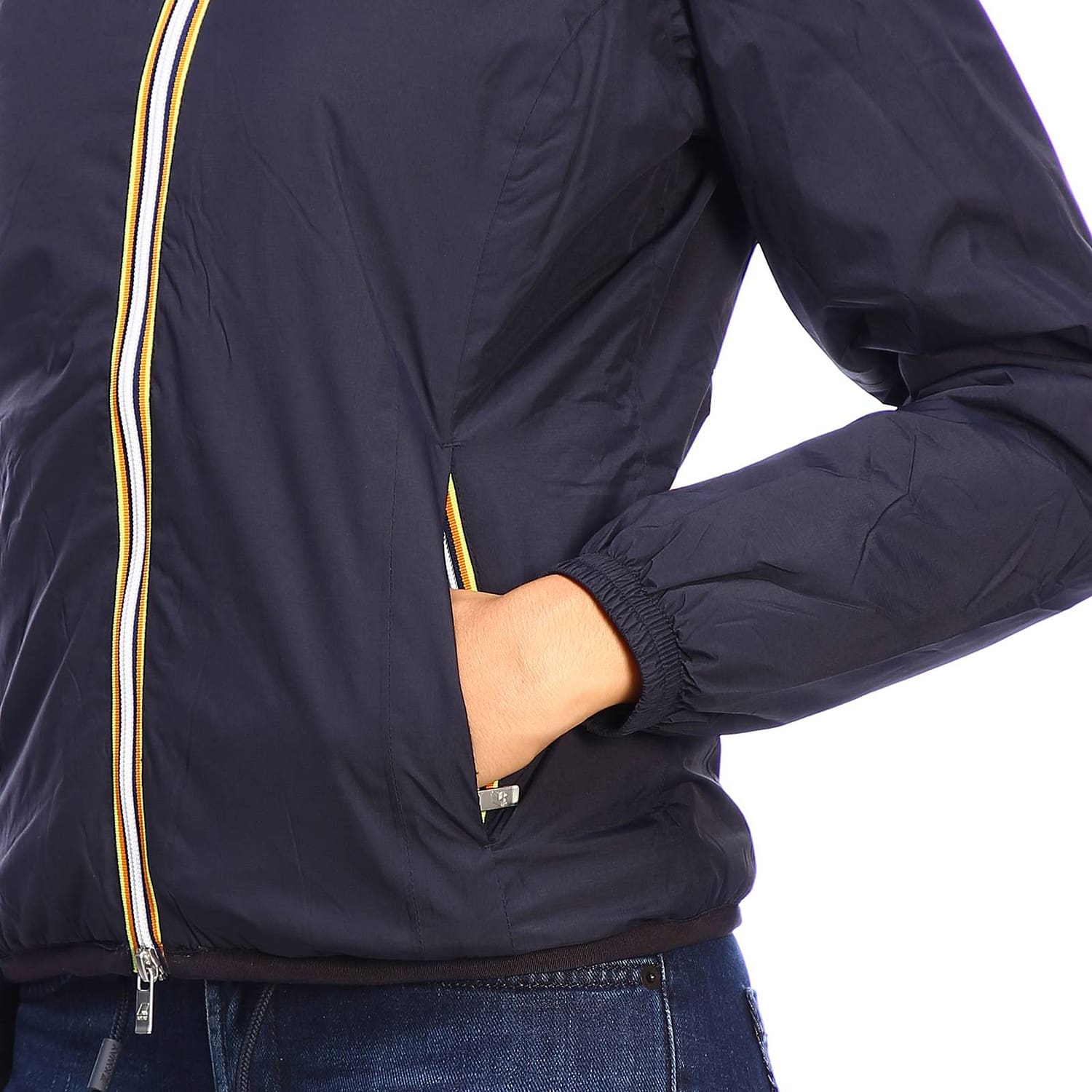 K-WAY CHAQUETA: Chaqueta mujer K-way, Azul Oscuro - Img 3