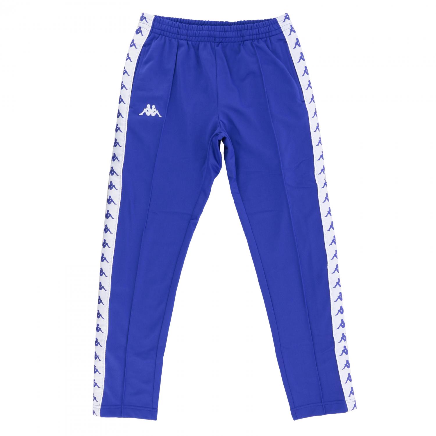 Kappa Outlet Pants kids Royal Blue Kappa pants 303KUE0 online at GIGLIO.COM