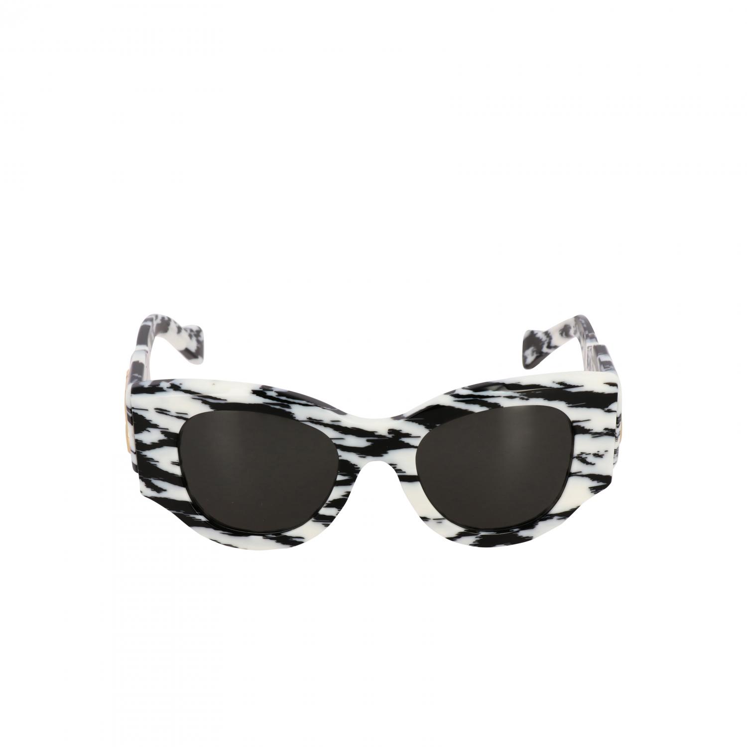 BALENCIAGA SONNENBRILLE: Balenciaga Paris Cat Sonnenbrille aus Acetat mit BB Logo, Weiß - Img 2