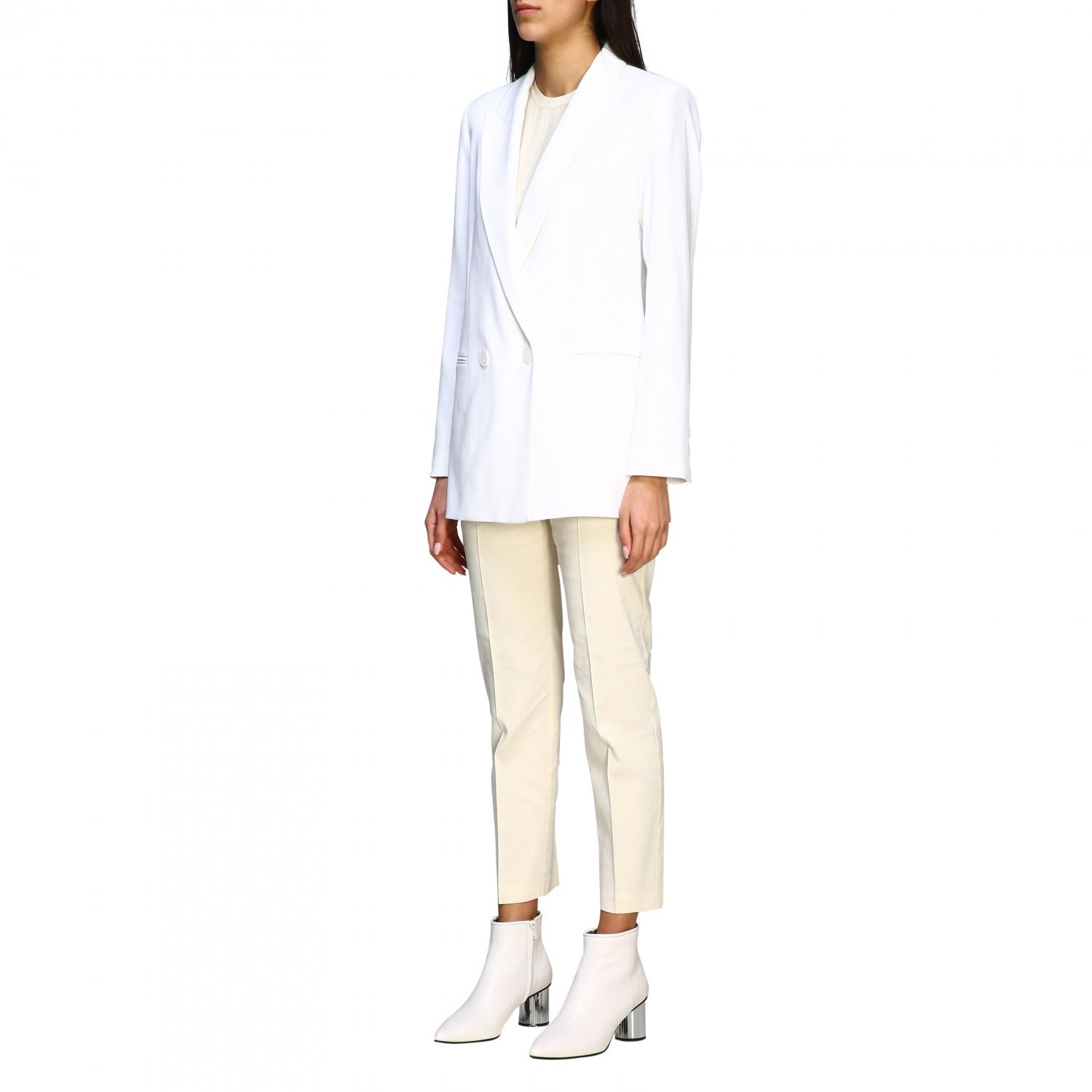 PINKO CHAQUETA: Americana mujer Pinko, Blanco - Img 4