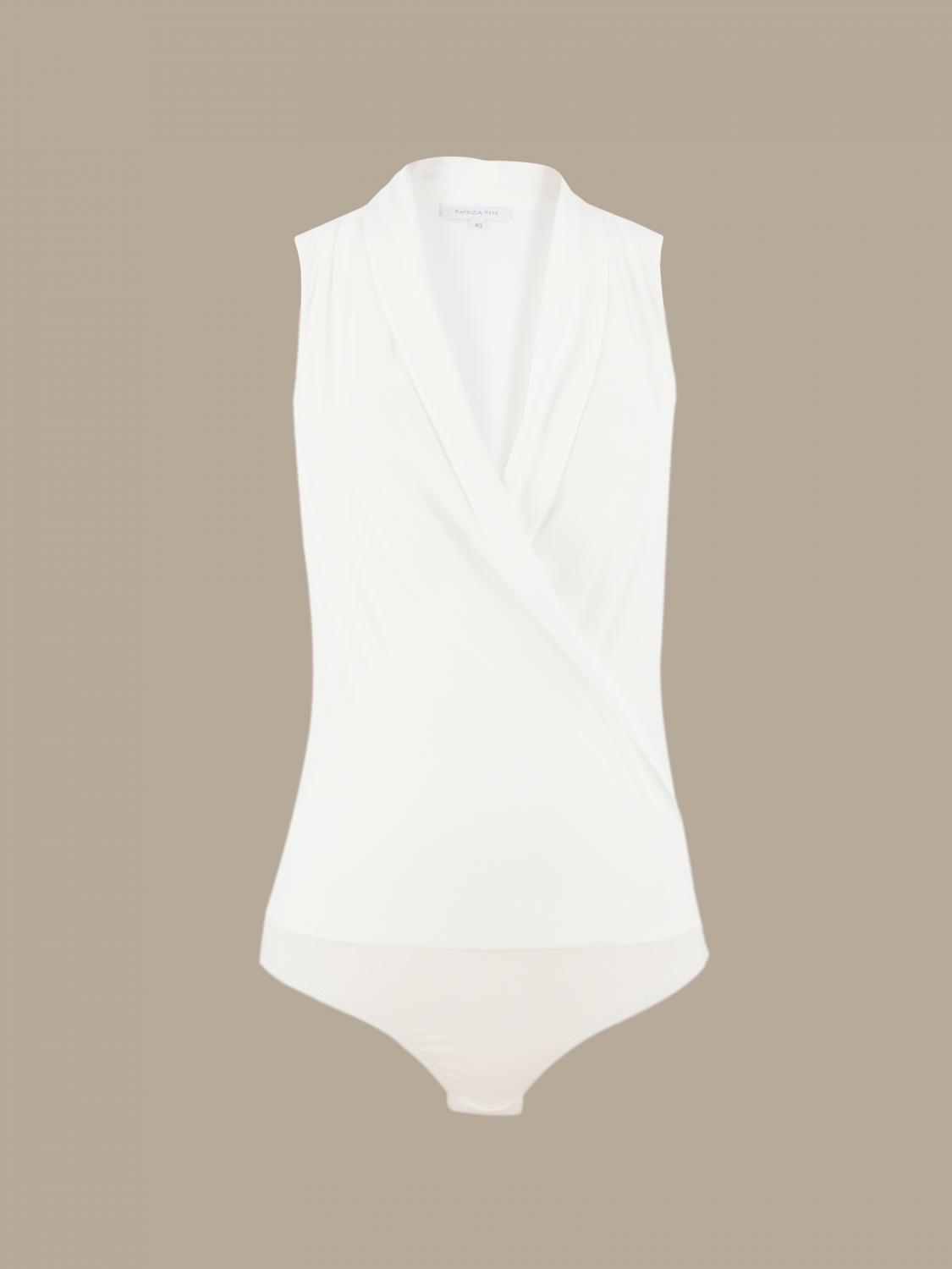 PATRIZIA PEPE BODY: Patrizia Pepe Damen Body, Weiß - Img 2