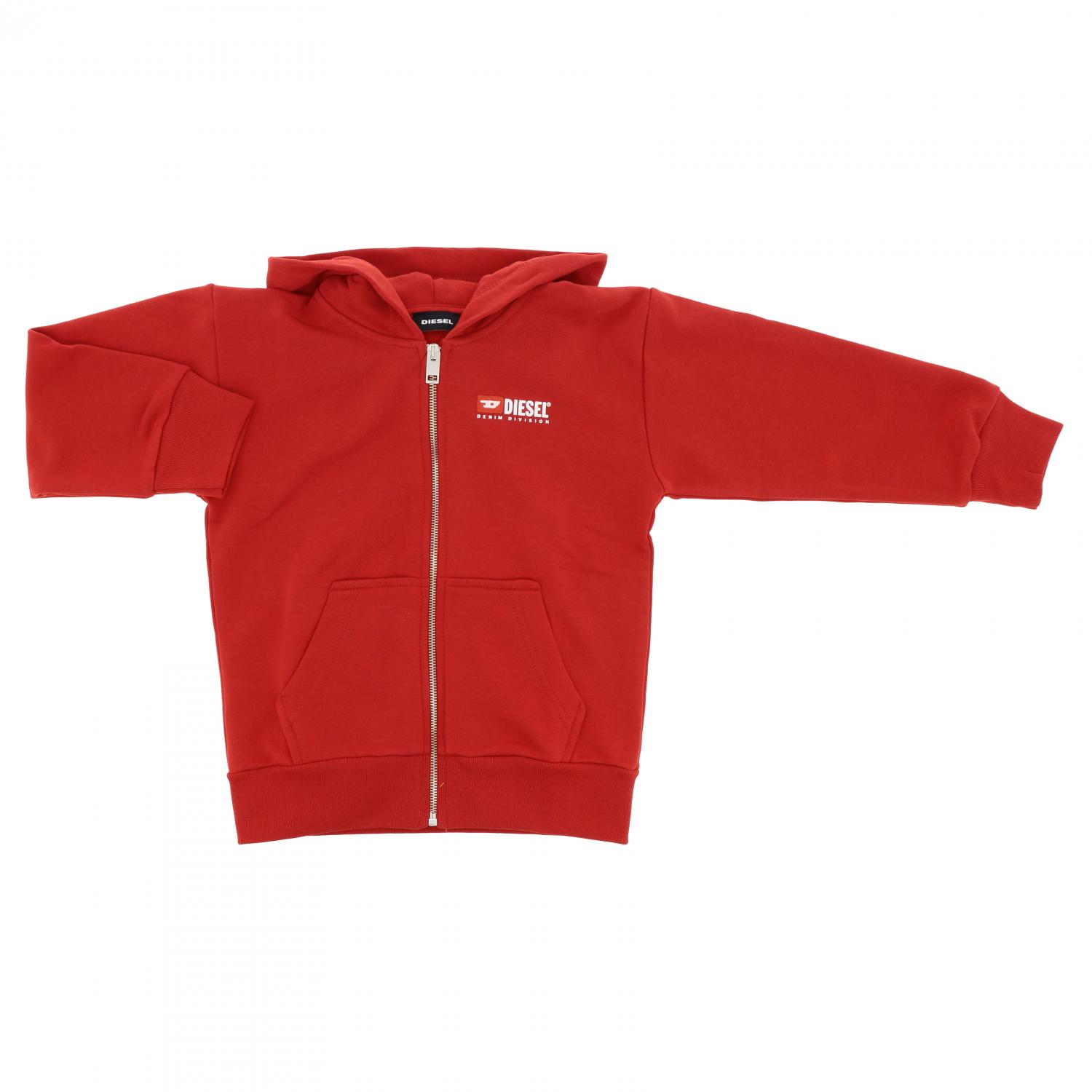 Diesel Felpa con cappuccio e logo frontale J02226-KYAZM main image 1