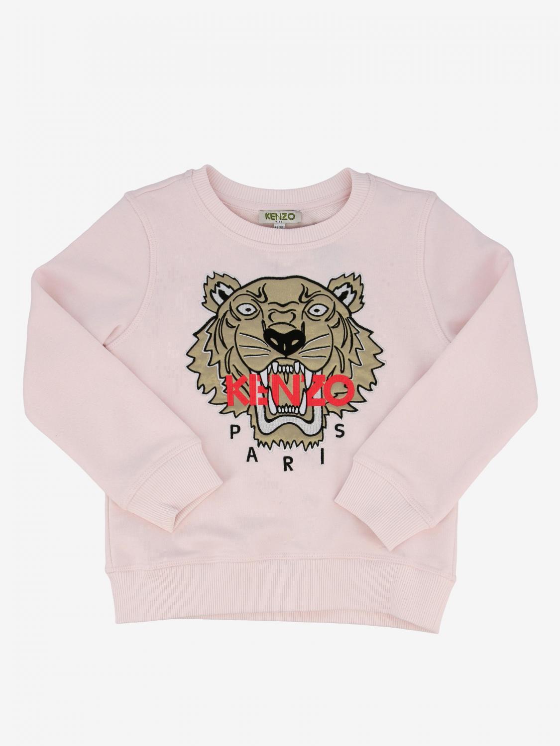 KENZO KIDS: Sweat-shirt à col rond Kenzo Junior avec logo Tiger
