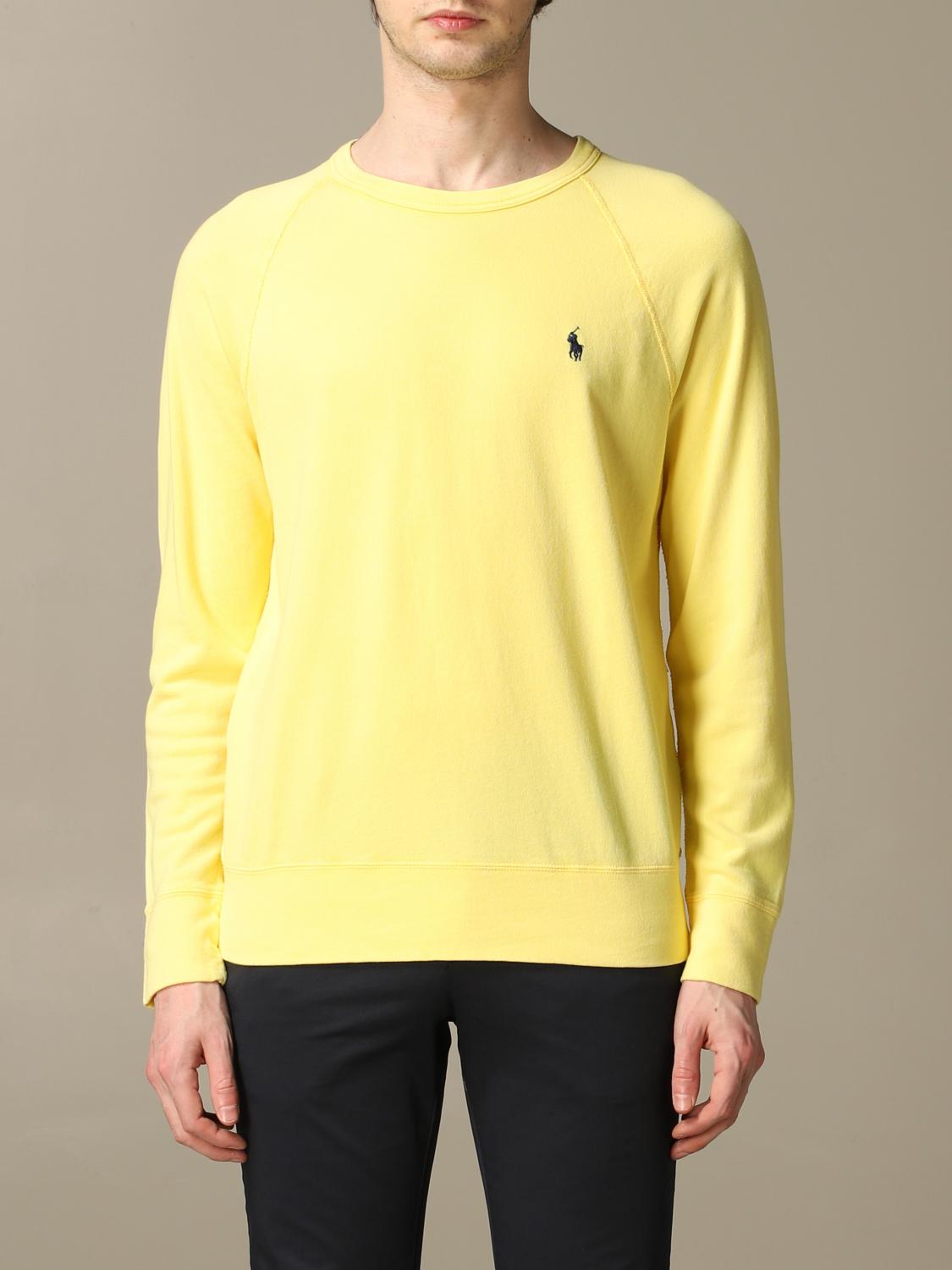 Ralph lauren yellow sweatshirt sale