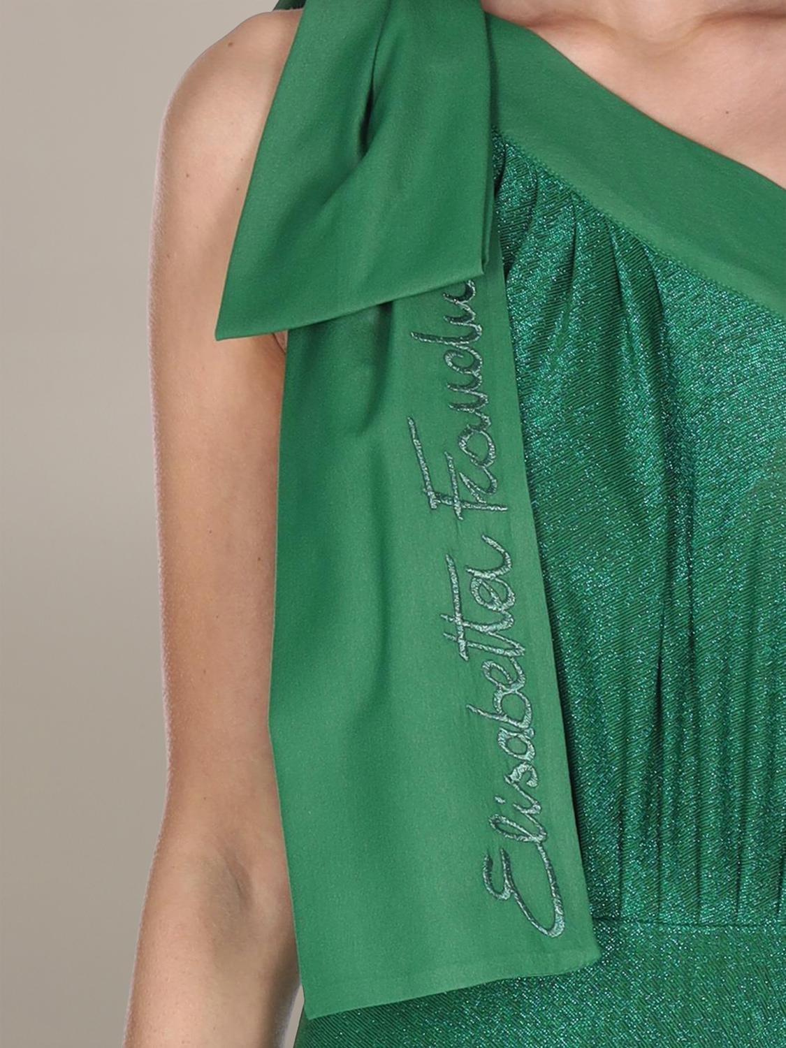 Robe Longue Verte Elisabetta Franchi – Taille 40, Longueur Cheville – Occasion Très Bon état